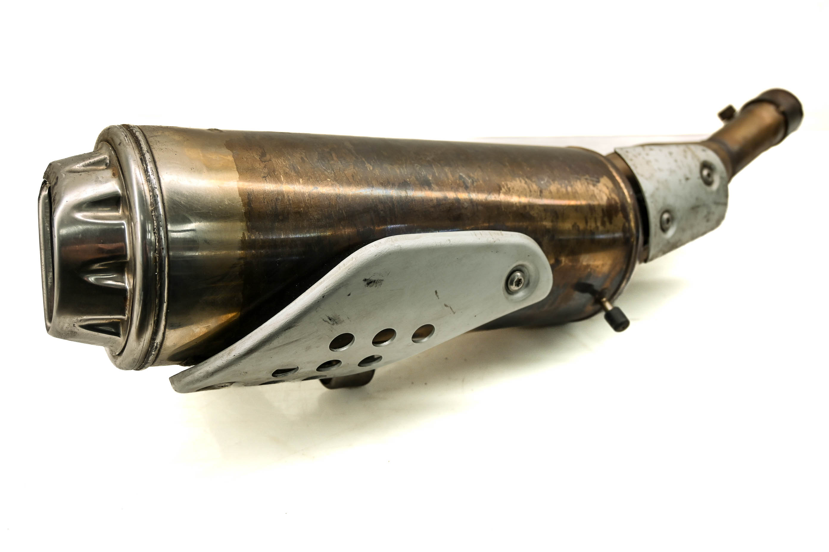 02 BMW F650GS ABS Rear Catalyzer Silencer