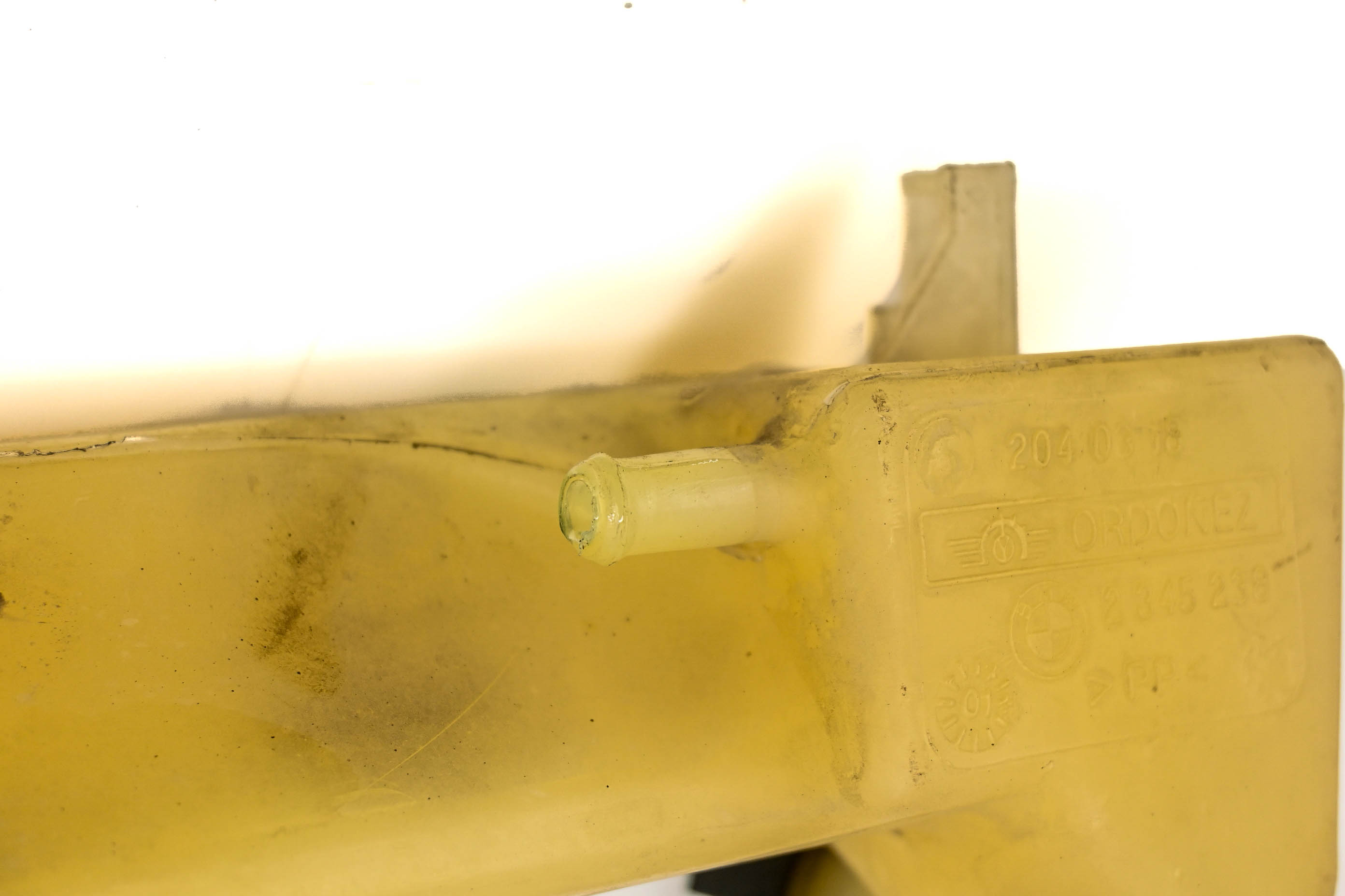 02 BMW F650GS ABS Coolant Overflow Radiator Bottle