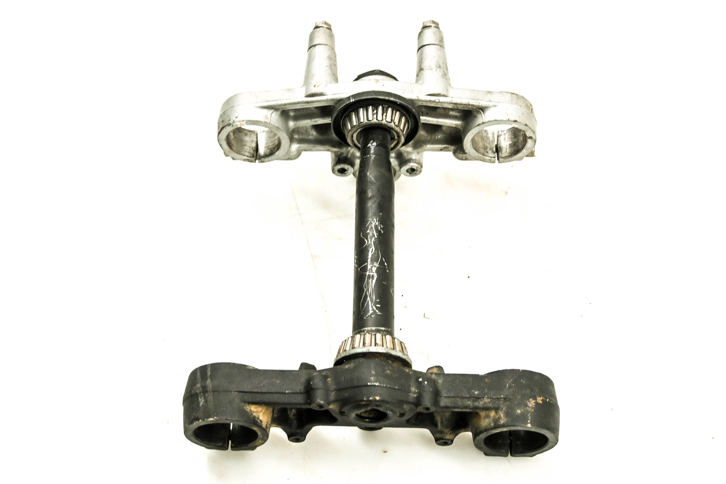 02 BMW F650GS ABS Triple Tree Handlebar Clamps