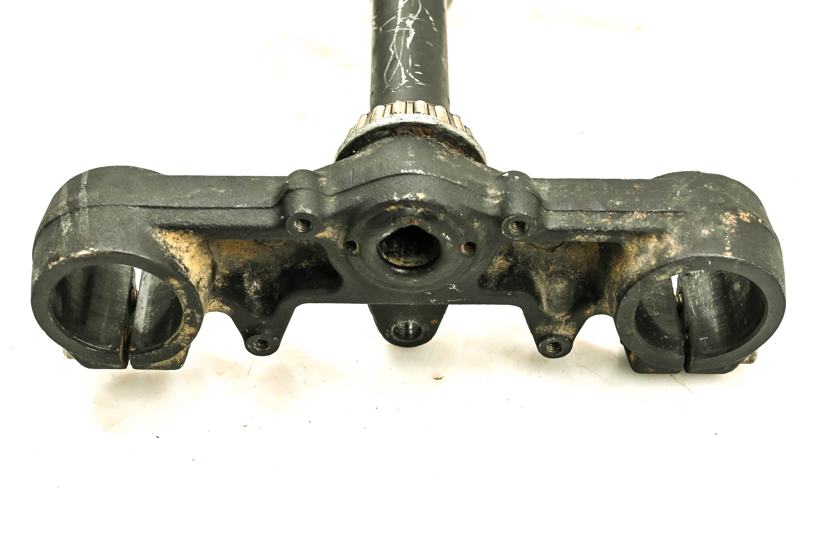 02 BMW F650GS ABS Triple Tree Handlebar Clamps