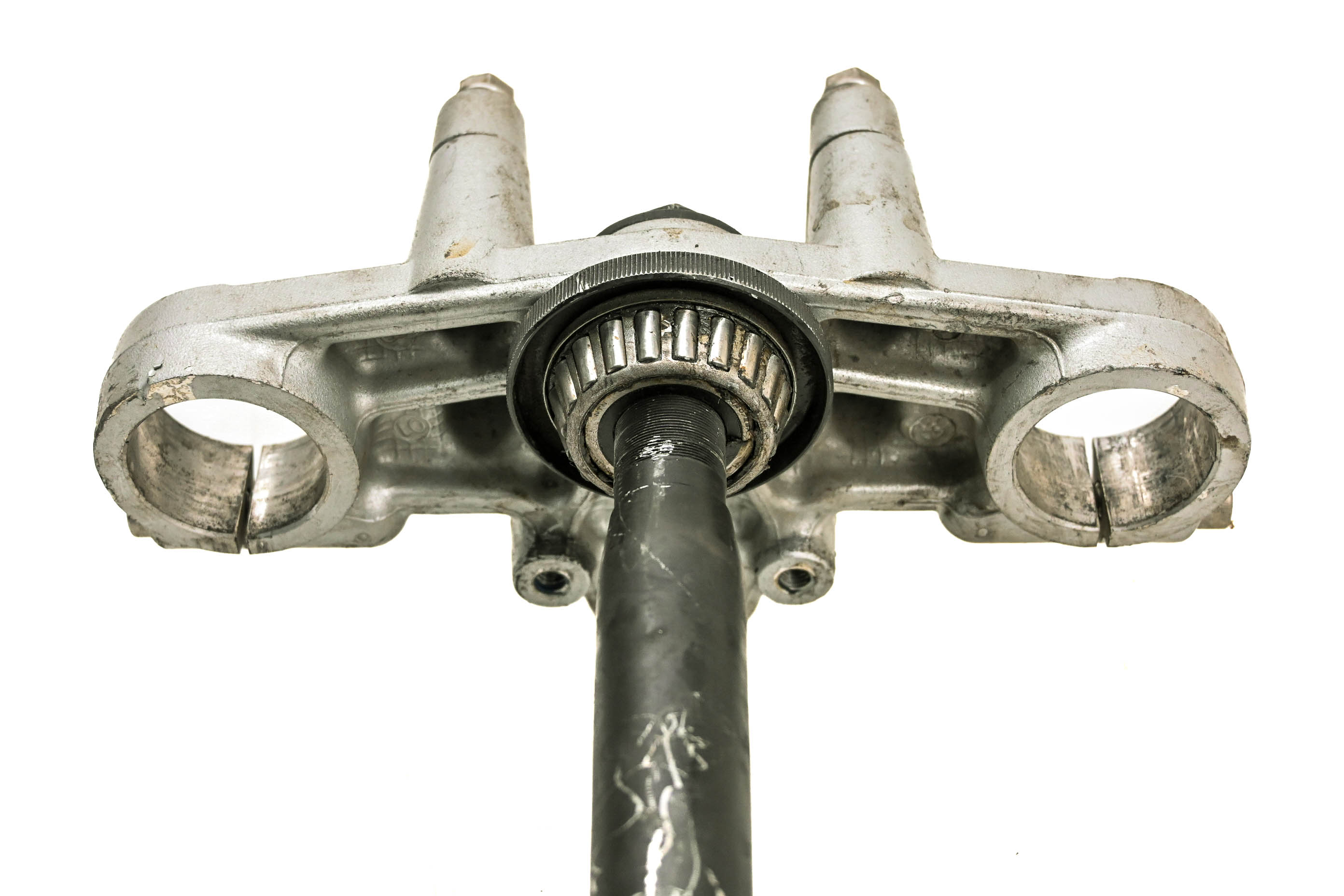 02 BMW F650GS ABS Triple Tree Handlebar Clamps