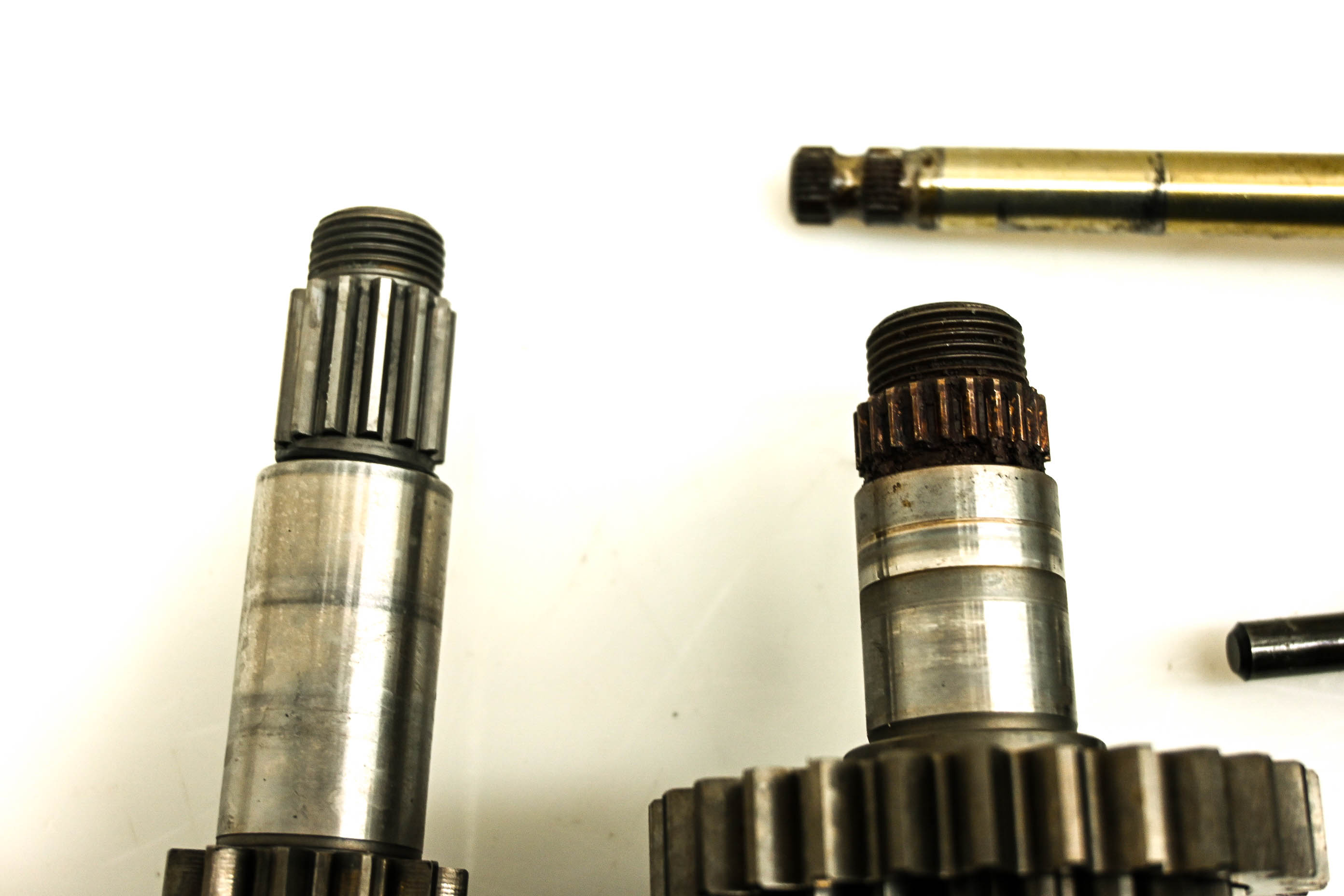 02 BMW F650GS ABS Transmission Shift Forks & Drum
