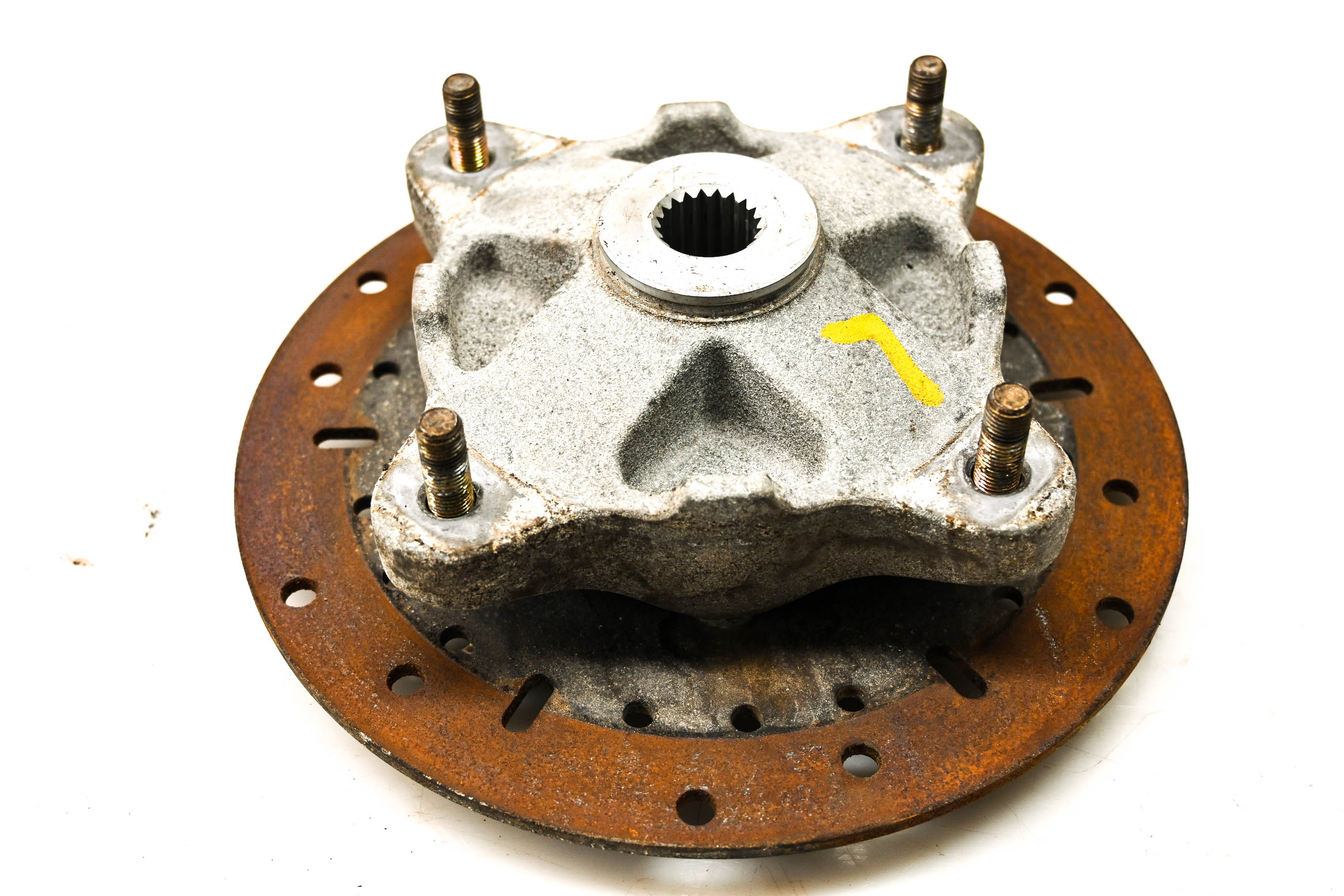 11 Polaris Trail Boss 330 2x4 Front Wheel Hub & Rotor Left