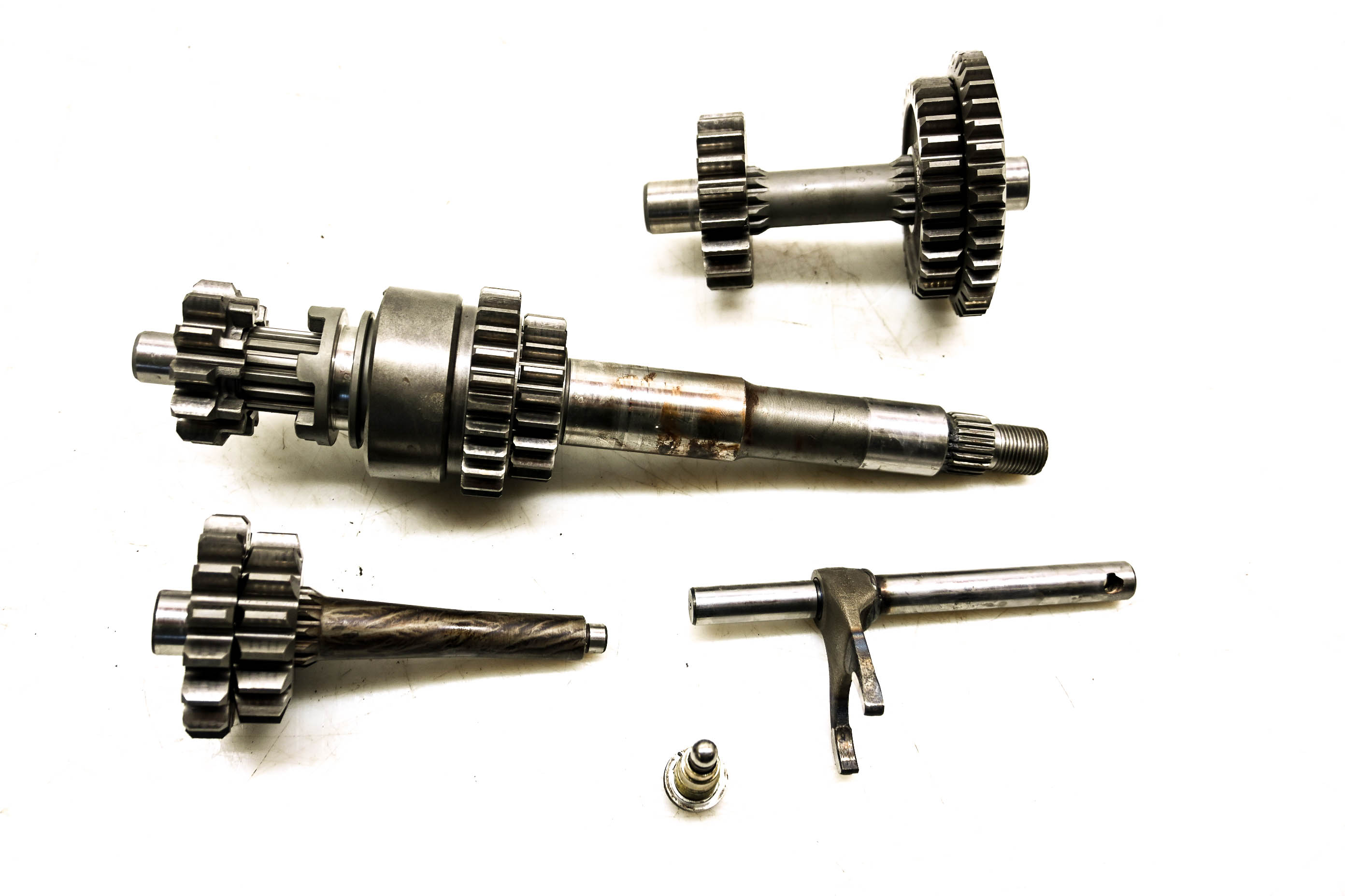 04 Arctic Cat 650 V2 4x4 Transmission Gears Shafts Shift Fork