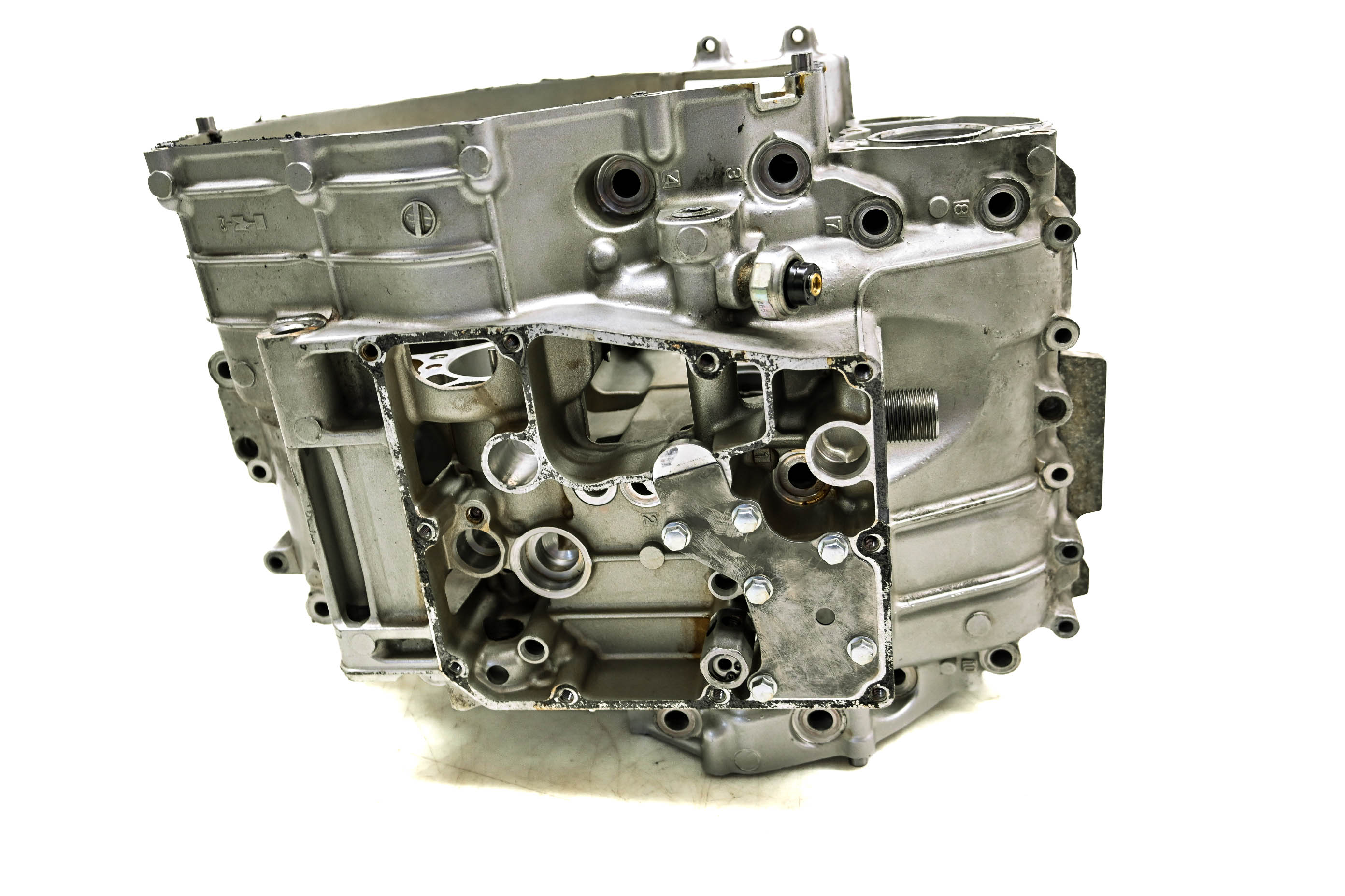 08 Kawasaki Ninja 650R Crankcase Center Crank Case EX650A