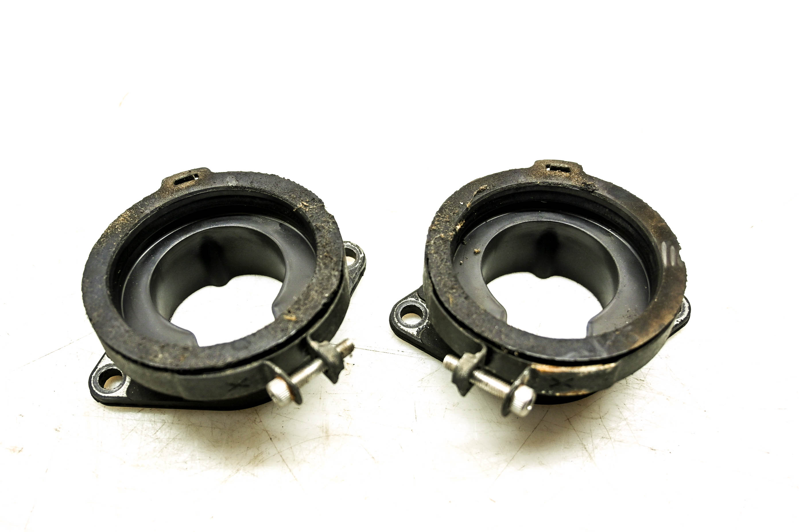 08 Kawasaki Ninja 650R Intake Manifold Throttle Body Boots EX650A