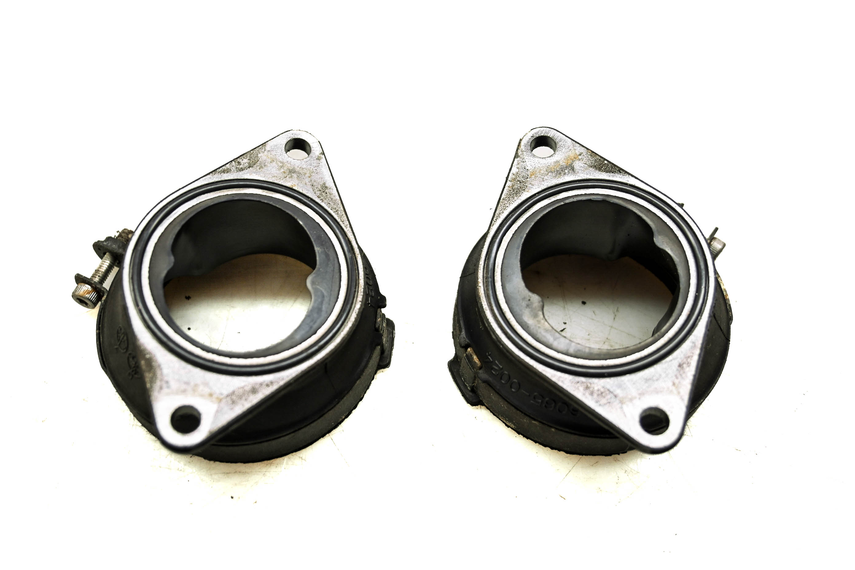 08 Kawasaki Ninja 650R Intake Manifold Throttle Body Boots EX650A