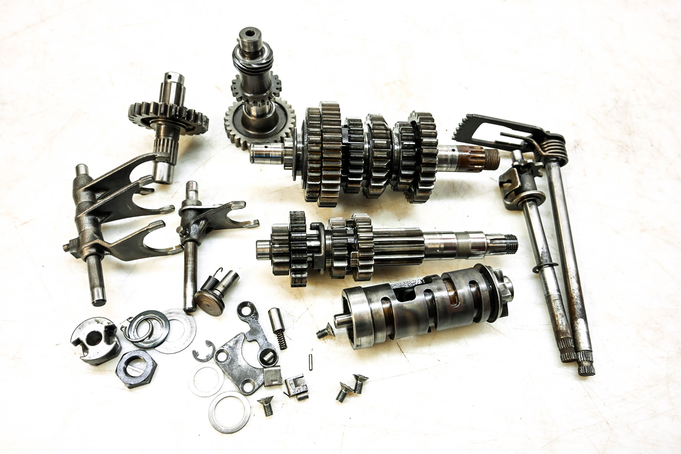 88 Suzuki Quadsport 230 2x4 Transmission Shift Forks & Drum LT230S