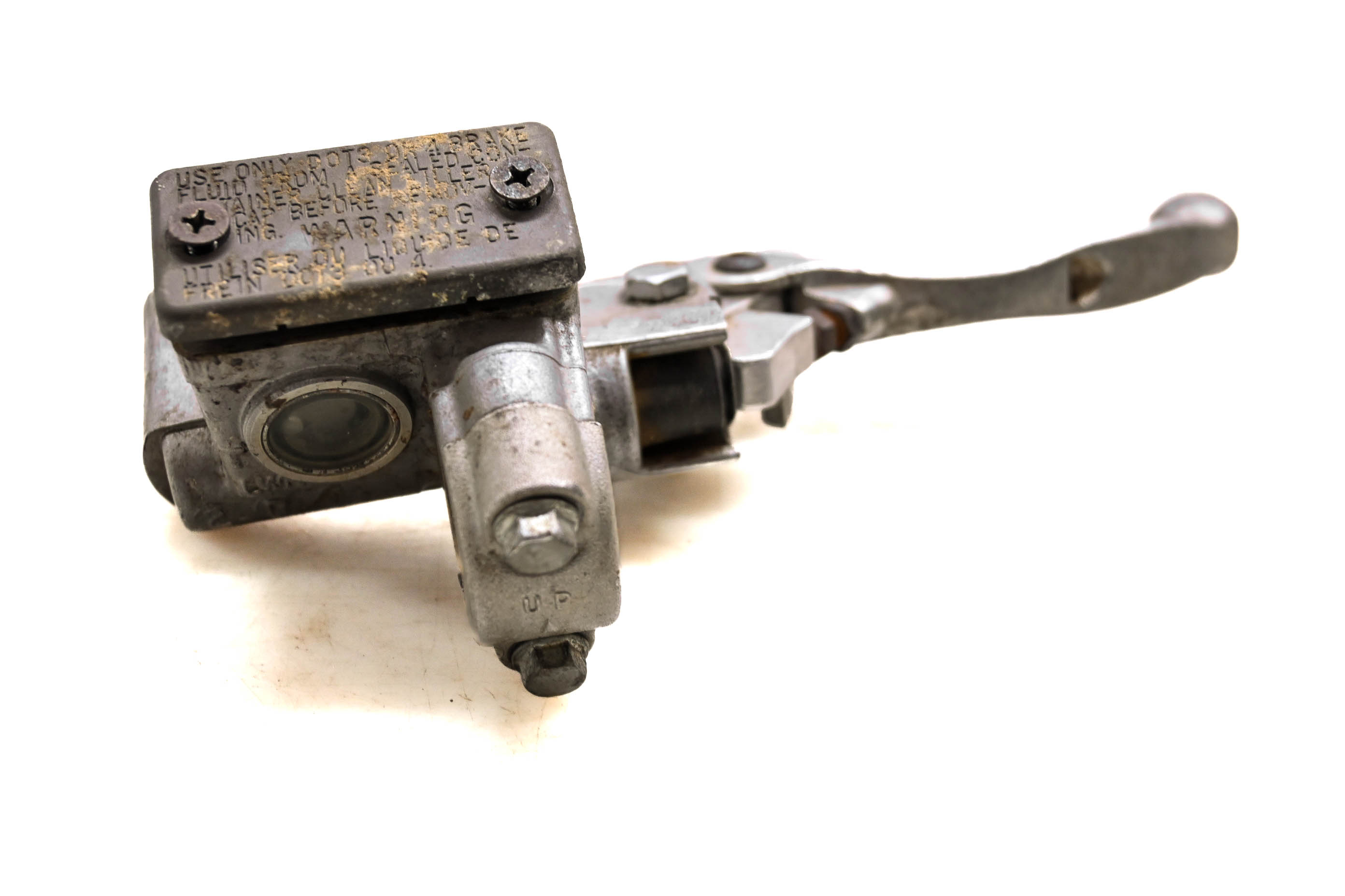 02 Yamaha YZ250F Front Brake Master Cylinder & Lever