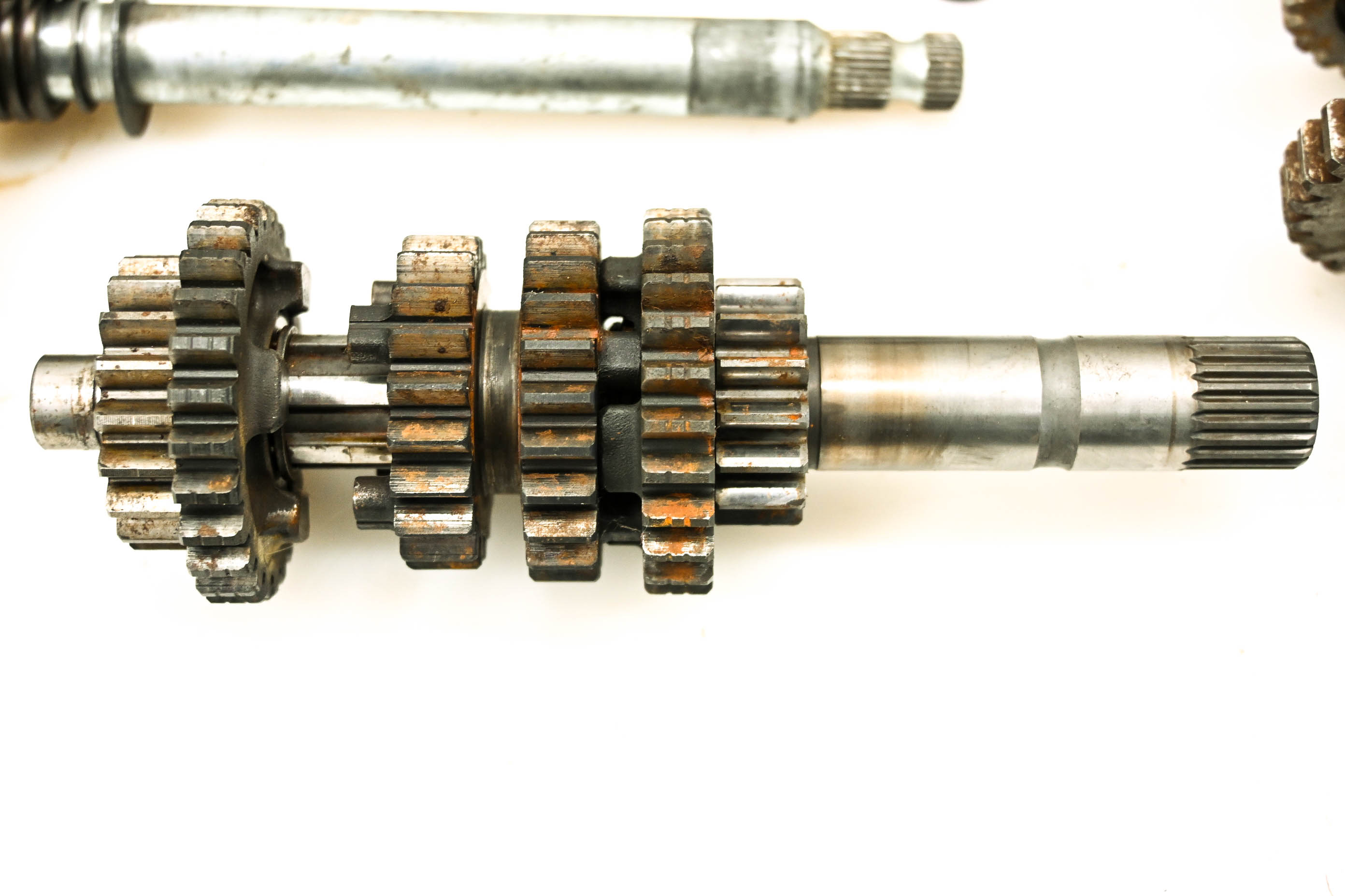 99 Honda CR80RB Expert Transmission Shift Forks & Drum
