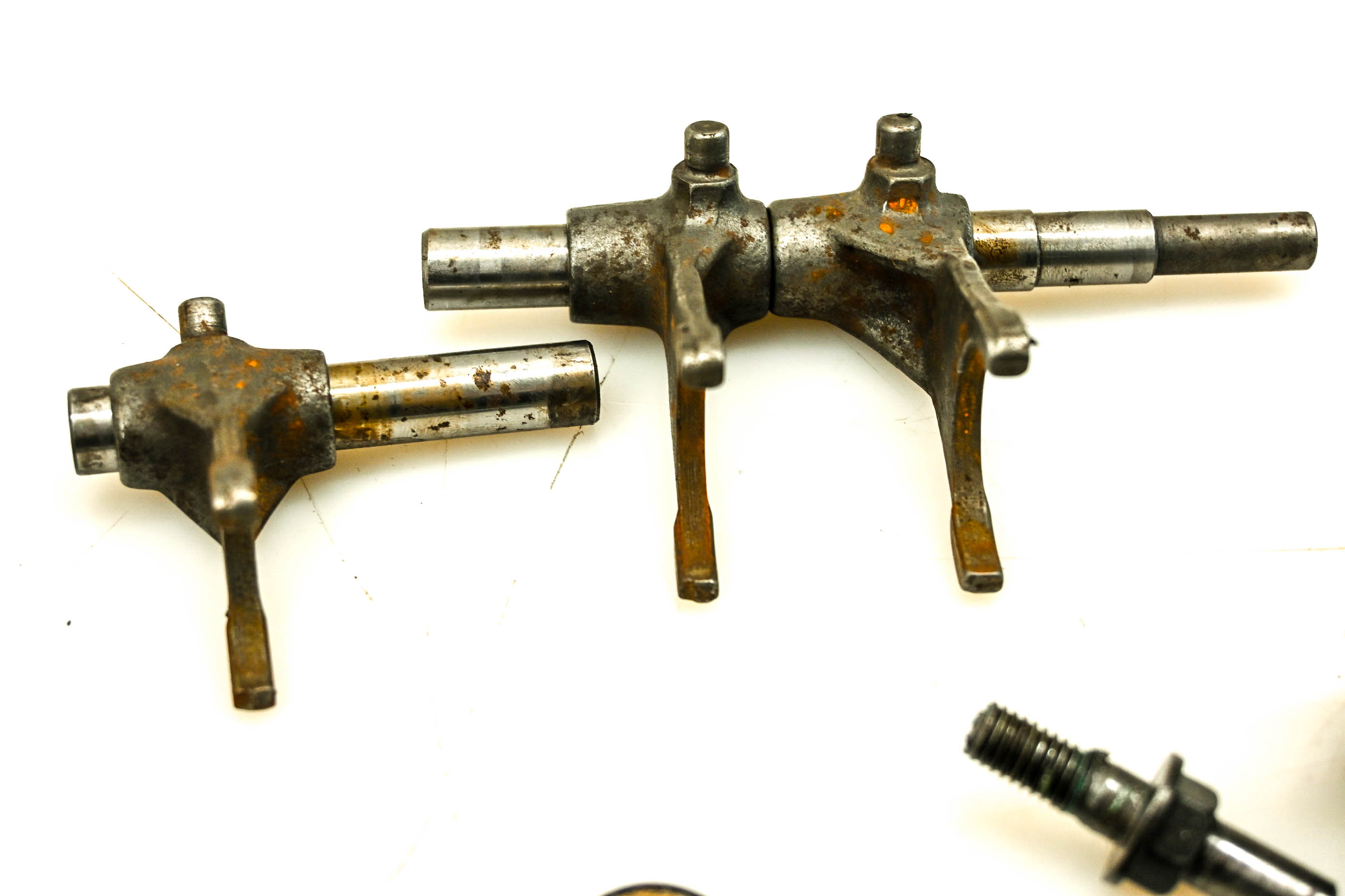 99 Honda CR80RB Expert Transmission Shift Forks & Drum