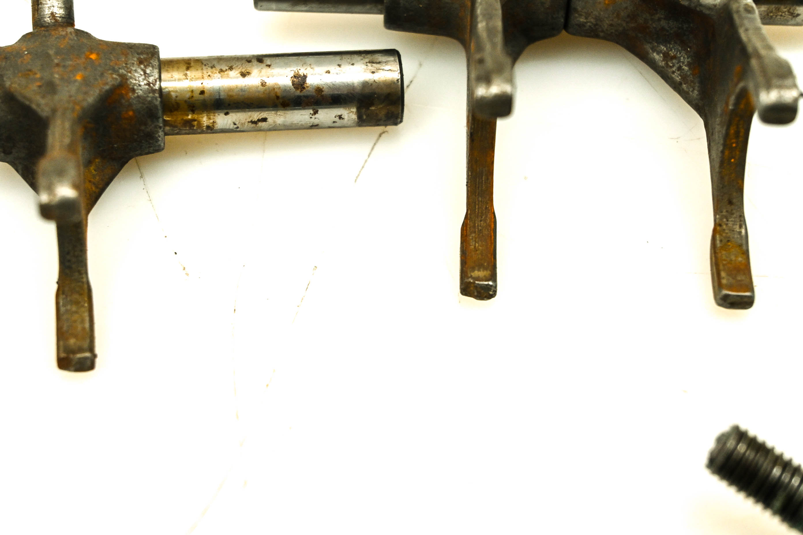 99 Honda CR80RB Expert Transmission Shift Forks & Drum