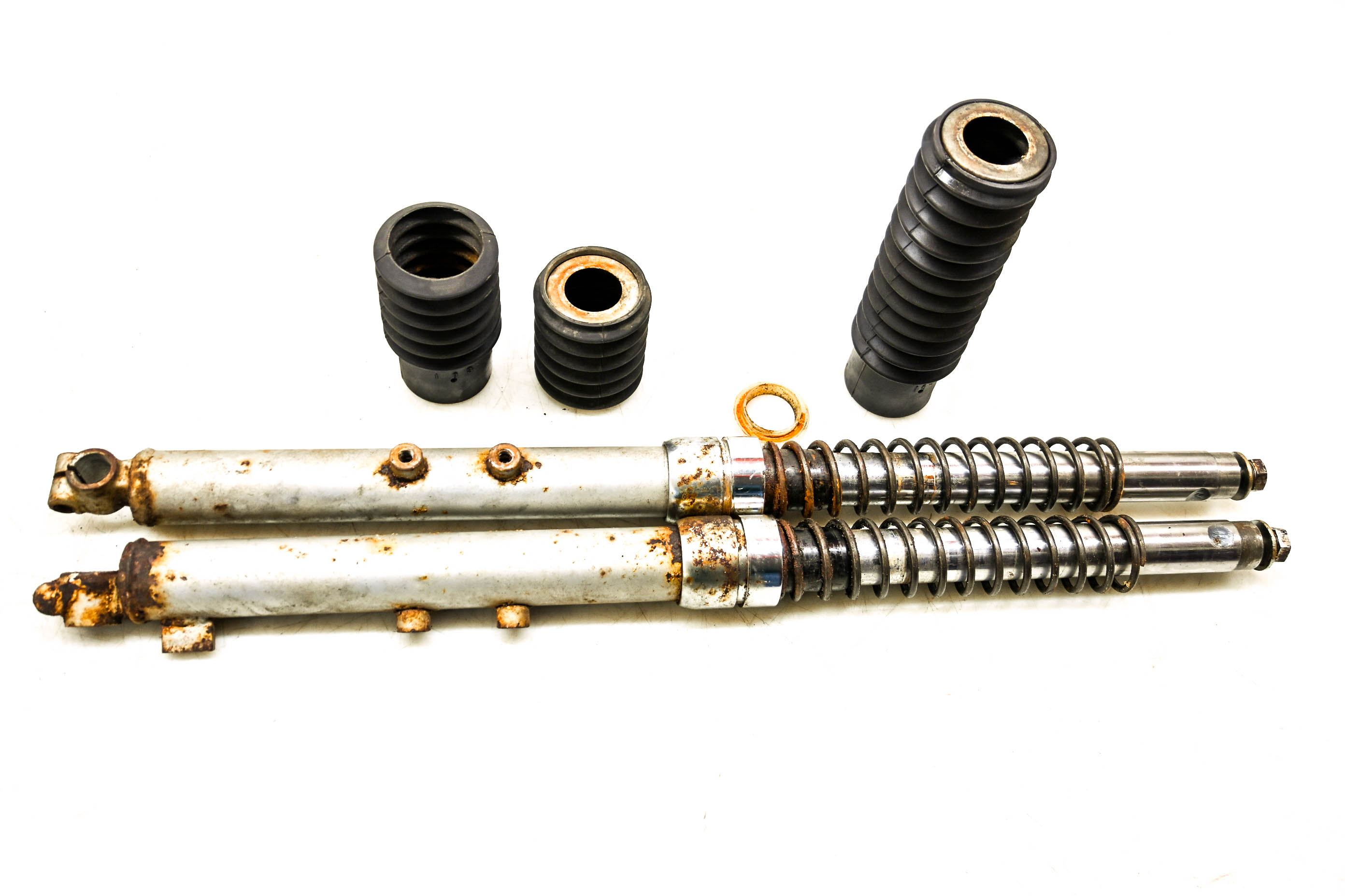 72 Yamaha Street 100 Front Forks Suspension LS2 For Parts