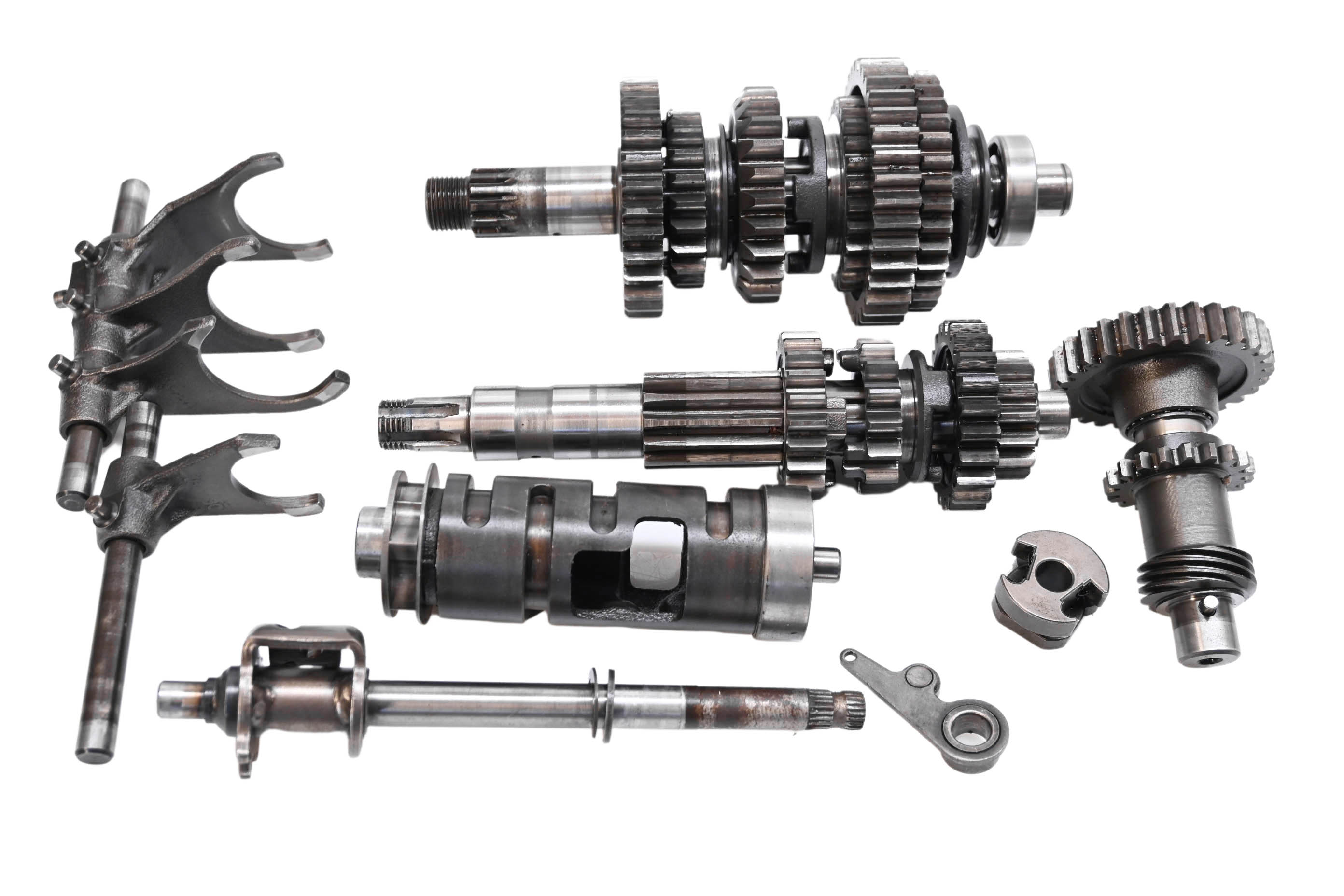 86 Suzuki Quadsport 230 2x4 Transmission Shift Forks & Drum LT230S