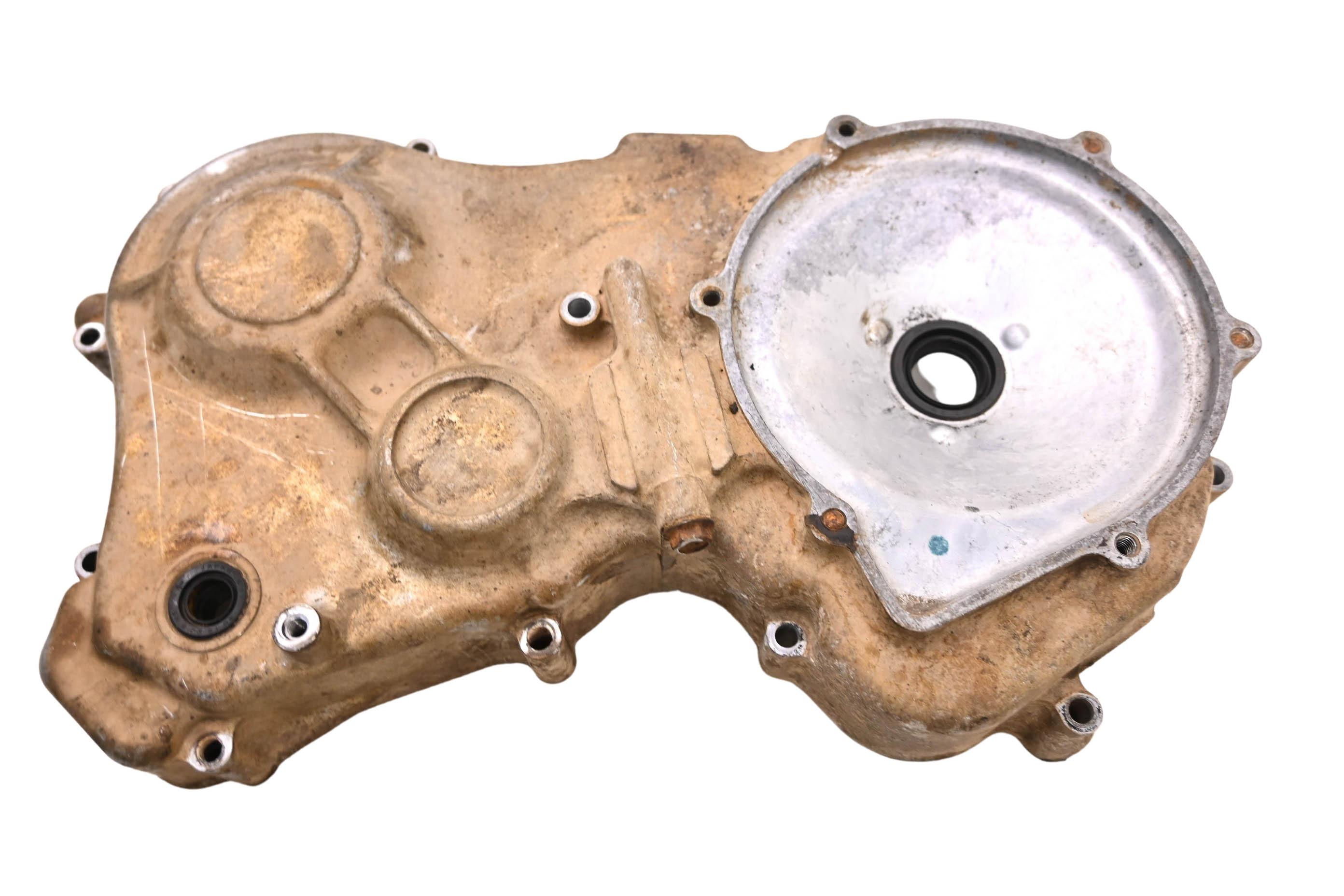 01 Suzuki King Quad 300 4x4 Left Transfer Case Stator Half Crank Cover LTF300F