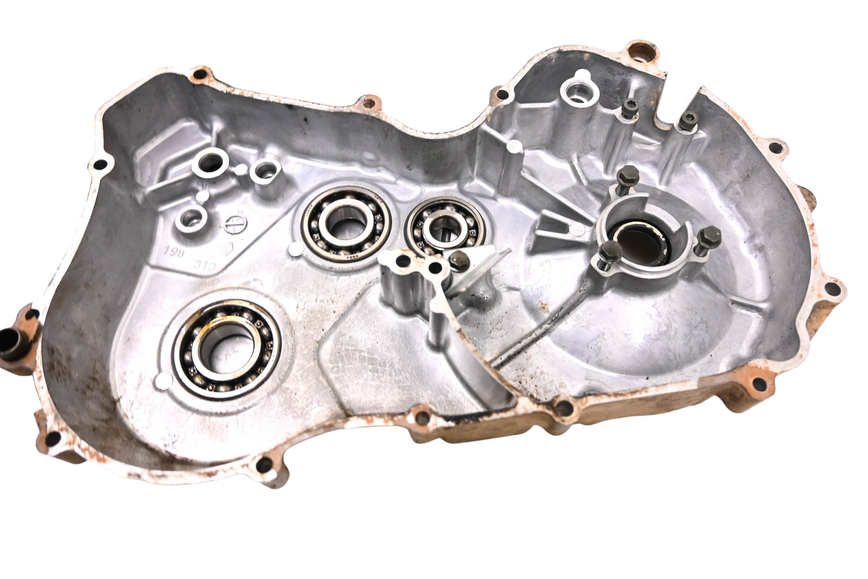 01 Suzuki King Quad 300 4x4 Left Transfer Case Stator Half Crank Cover LTF300F