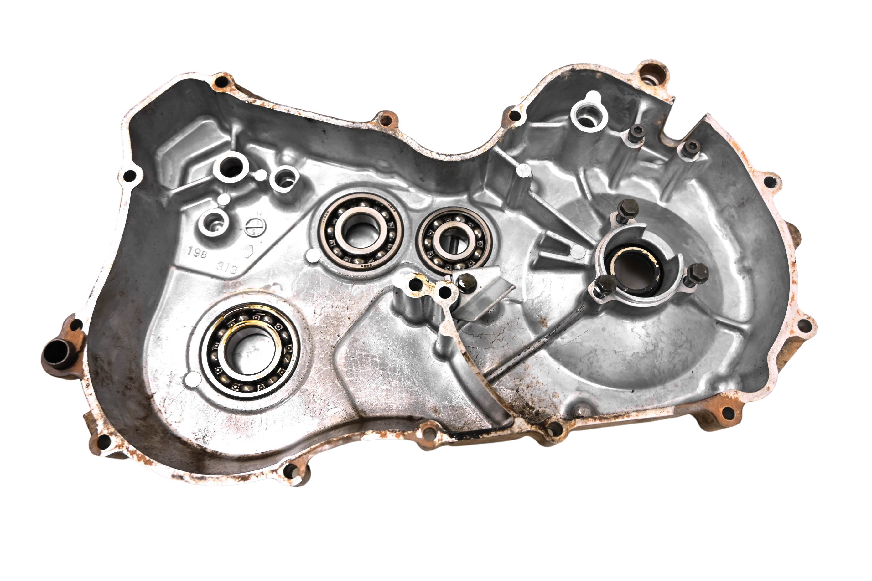 01 Suzuki King Quad 300 4x4 Left Transfer Case Stator Half Crank Cover LTF300F