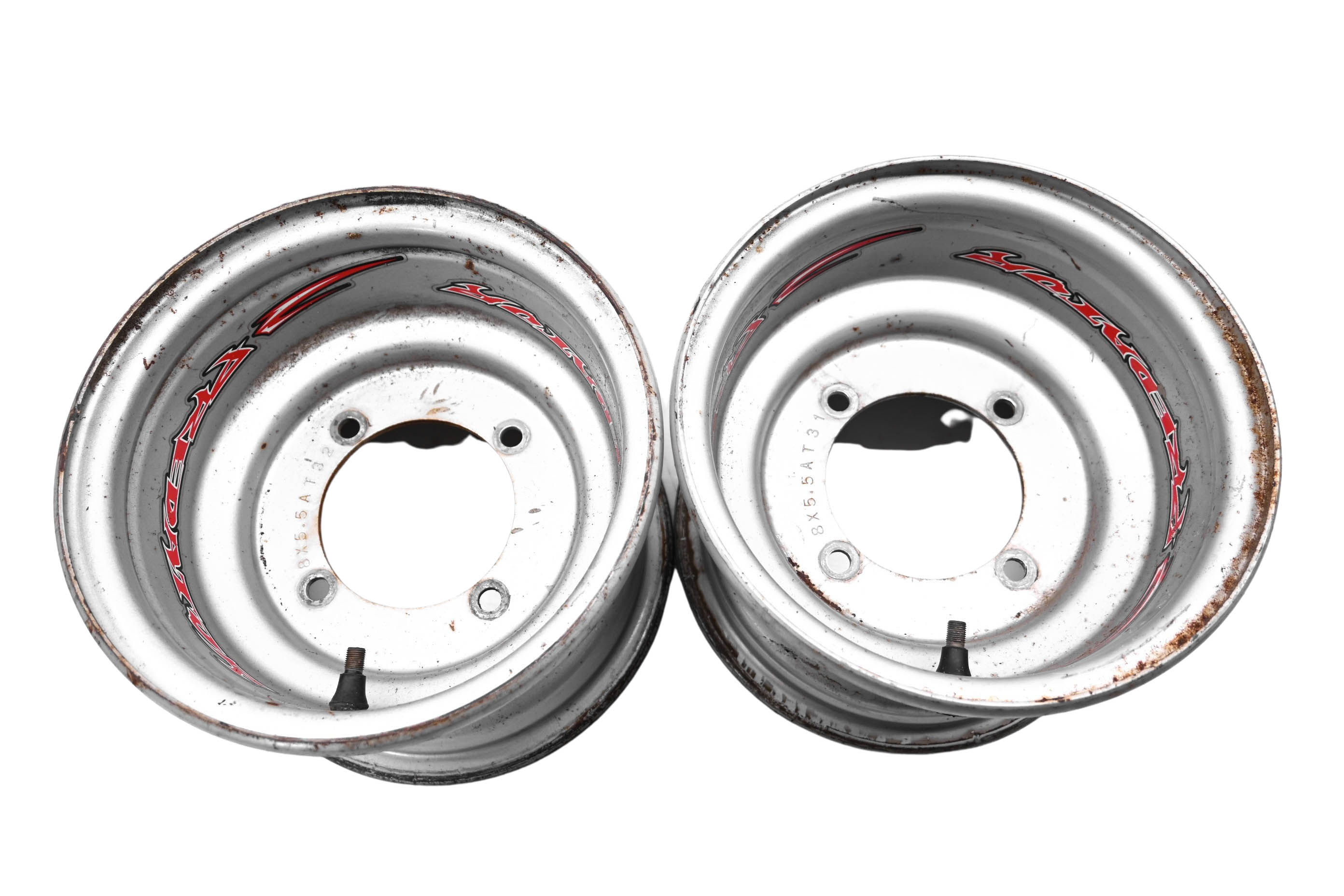 03 Polaris Predator 90 2x4 Front Rear Wheels Rims 8X5.5 4/110