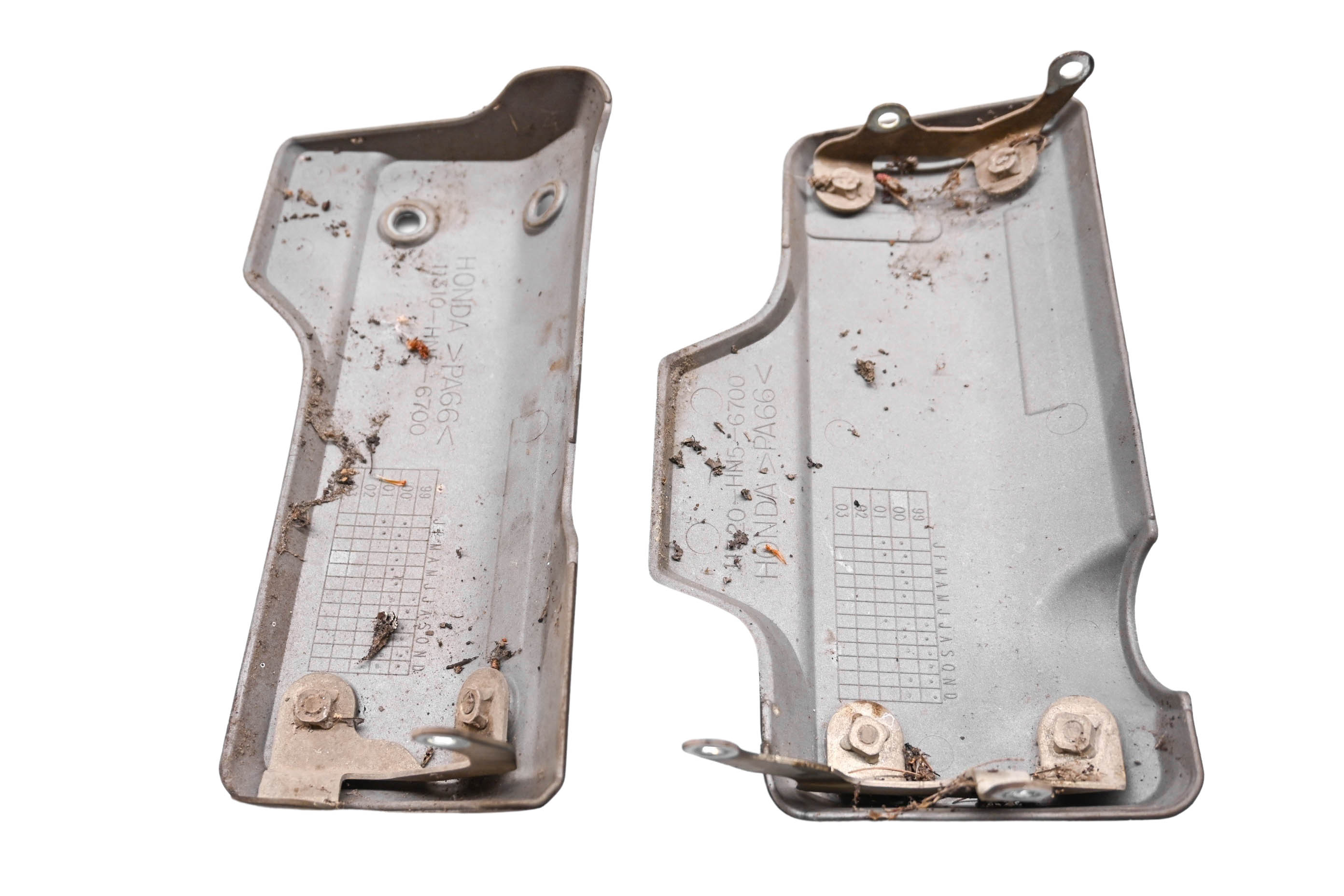 01 Honda Rancher 350 4x4 ES Left & Right Engine Side Panel Covers TRX350FE