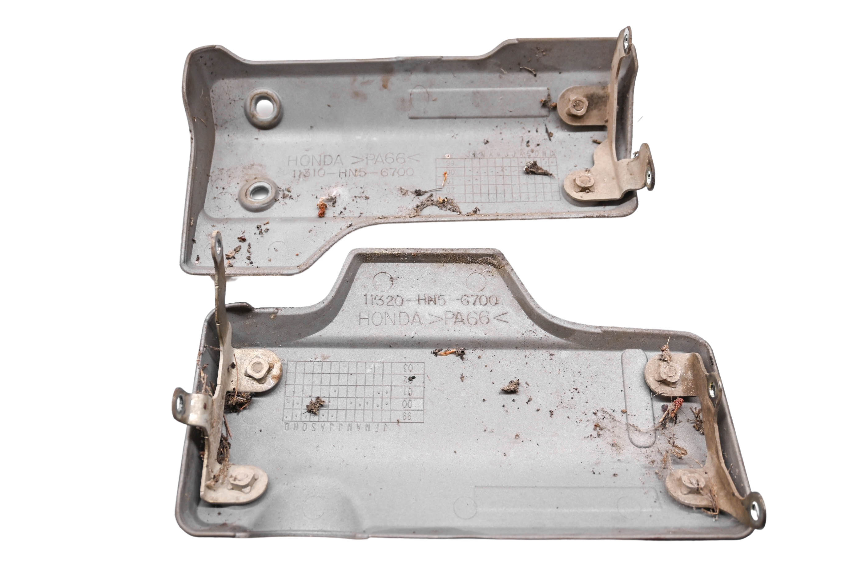 01 Honda Rancher 350 4x4 ES Left & Right Engine Side Panel Covers TRX350FE