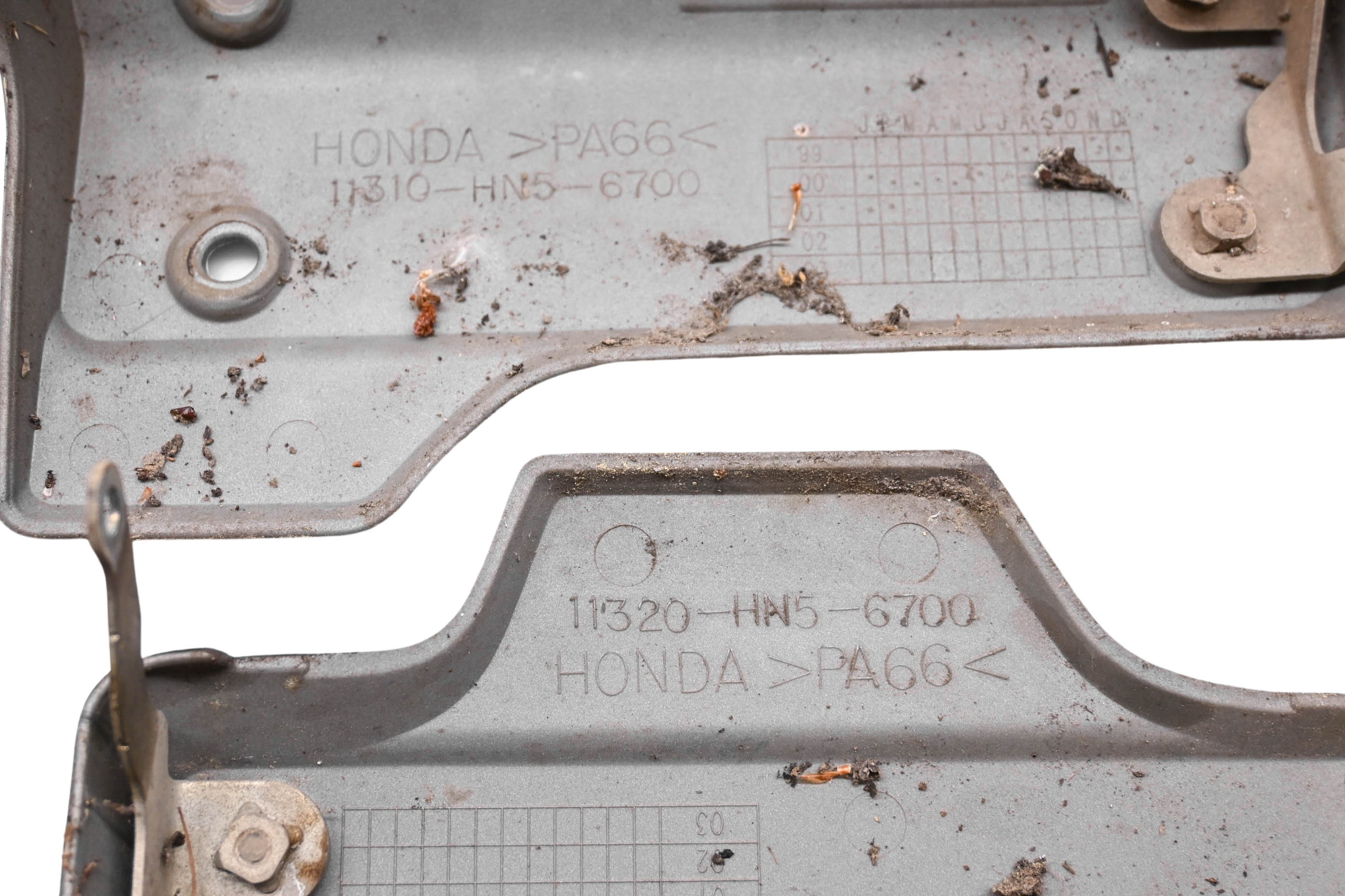 01 Honda Rancher 350 4x4 ES Left & Right Engine Side Panel Covers TRX350FE