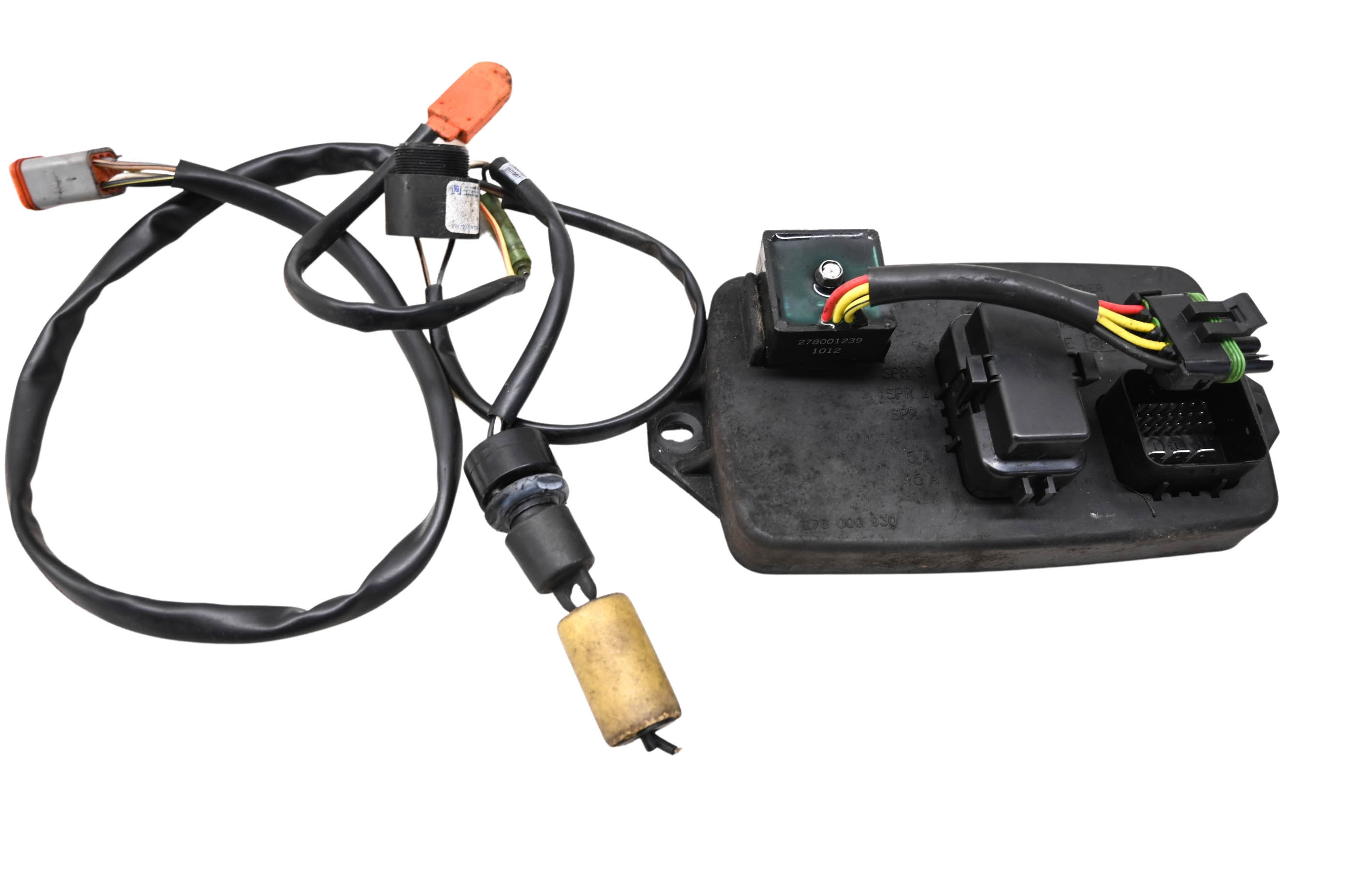 02 Sea-Doo GTI Electric Control Unit Ecu & Steering Harness Dess Key
