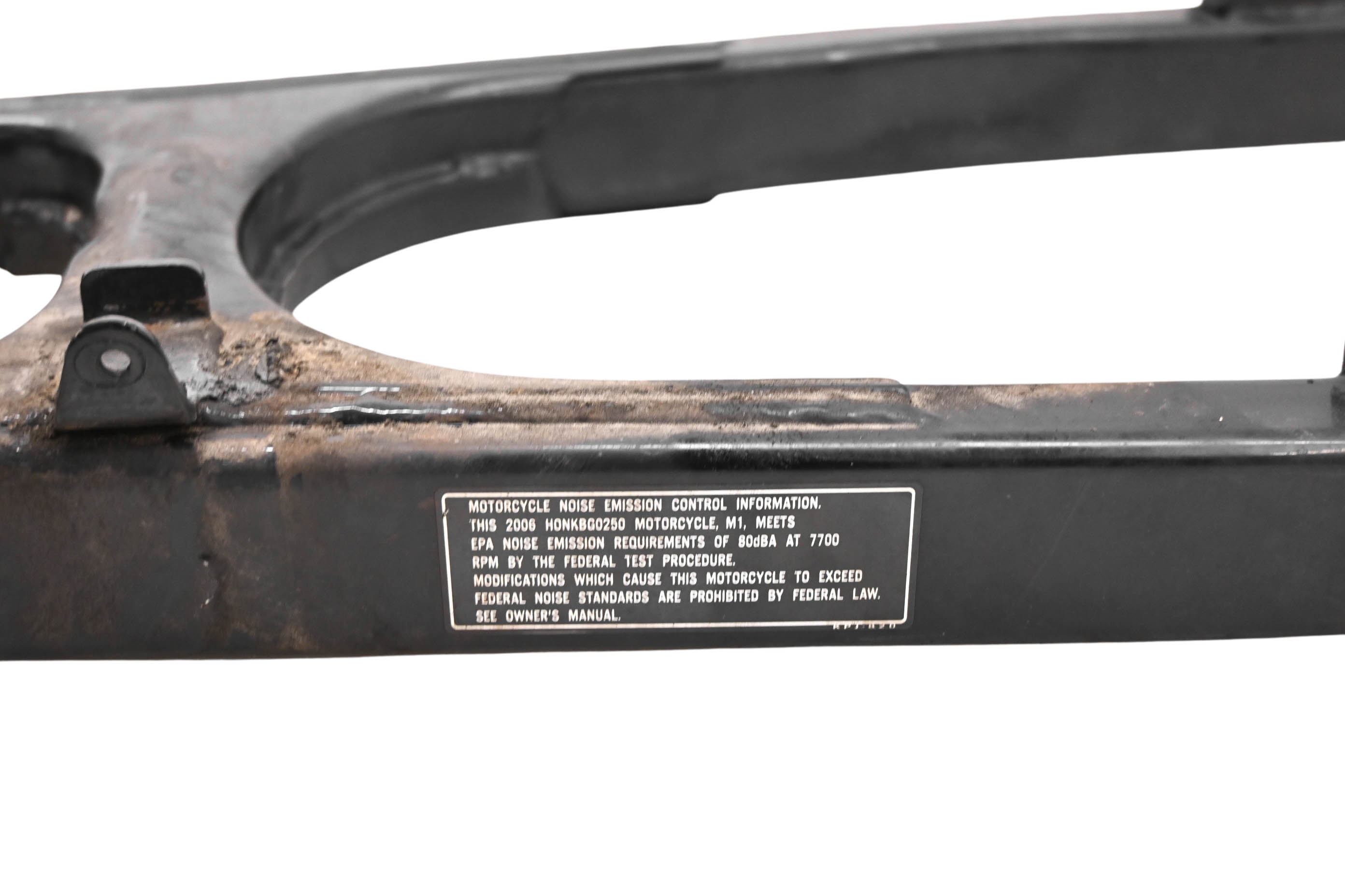 06 Honda Nighthawk 250 Rear Swingarm CB250