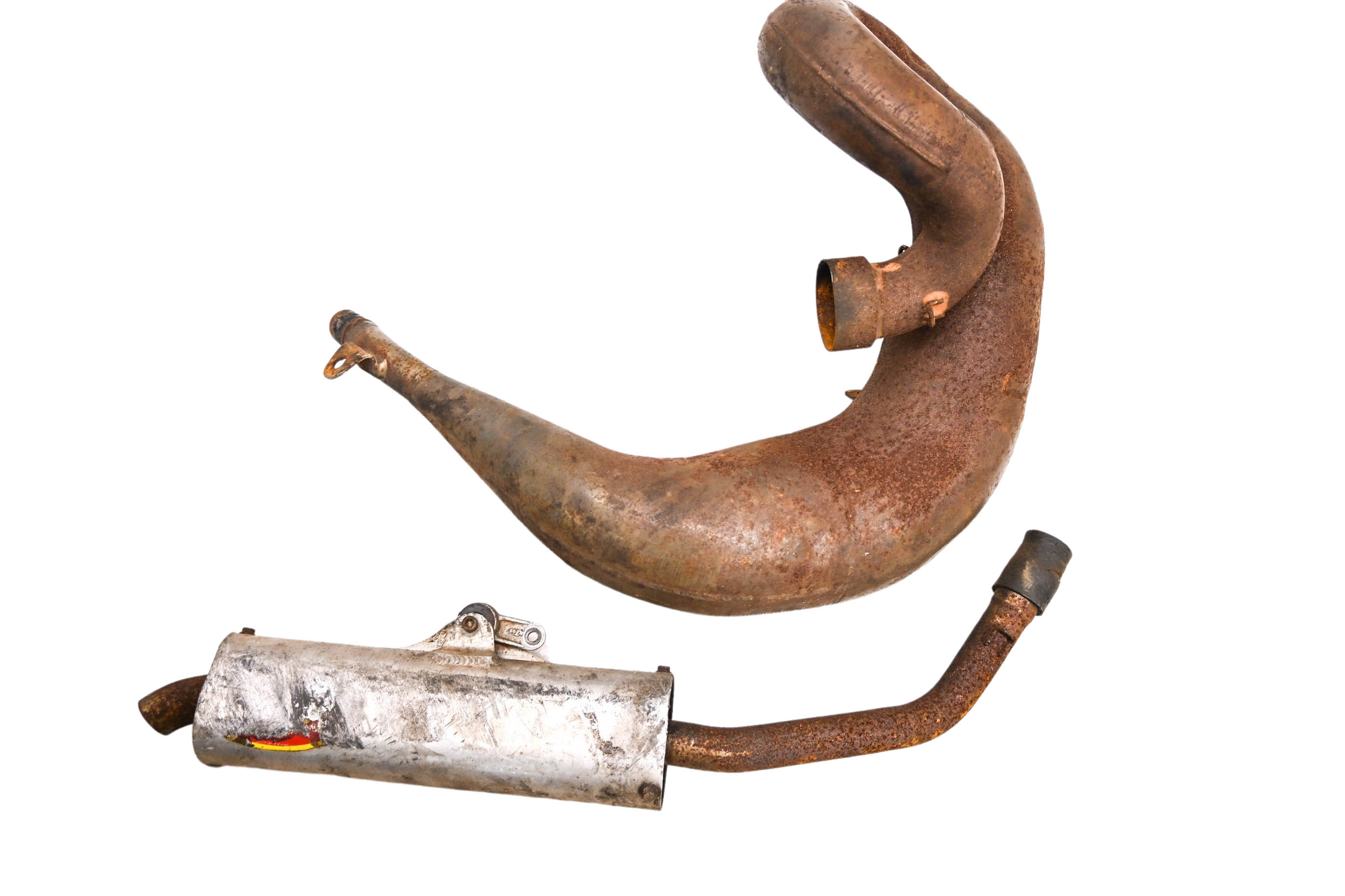 93 KTM 250EXC Full Exhaust Muffler & Head Pipe FMF