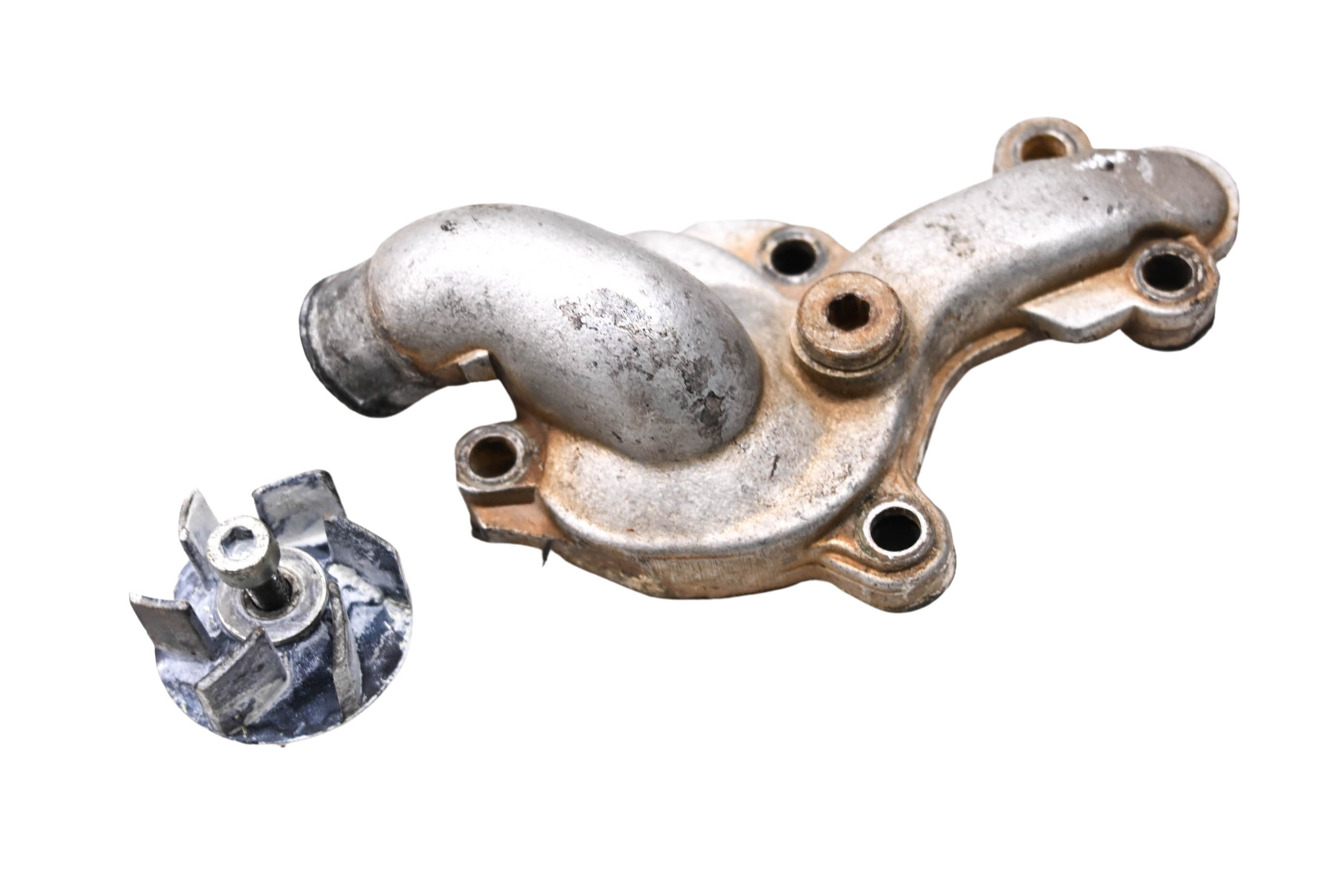 93 KTM 250EXC Water Pump Cover & Impeller