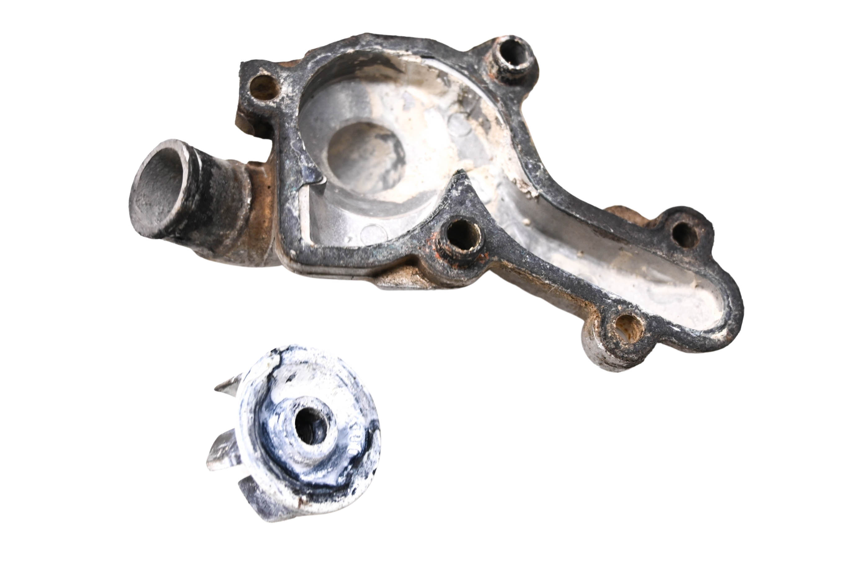 93 KTM 250EXC Water Pump Cover & Impeller
