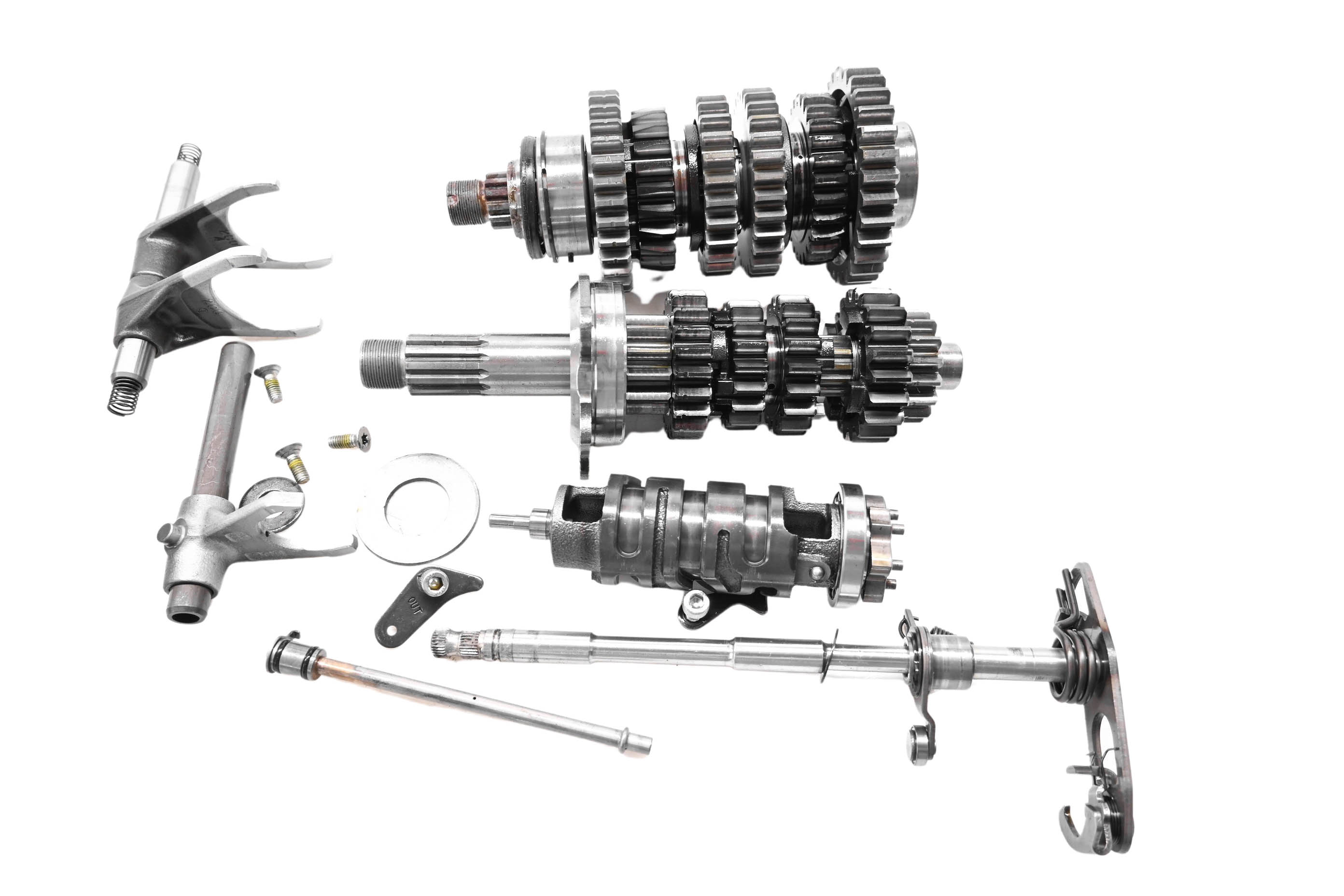 13 Yamaha YZFR6 Transmission Shift Forks & Drum