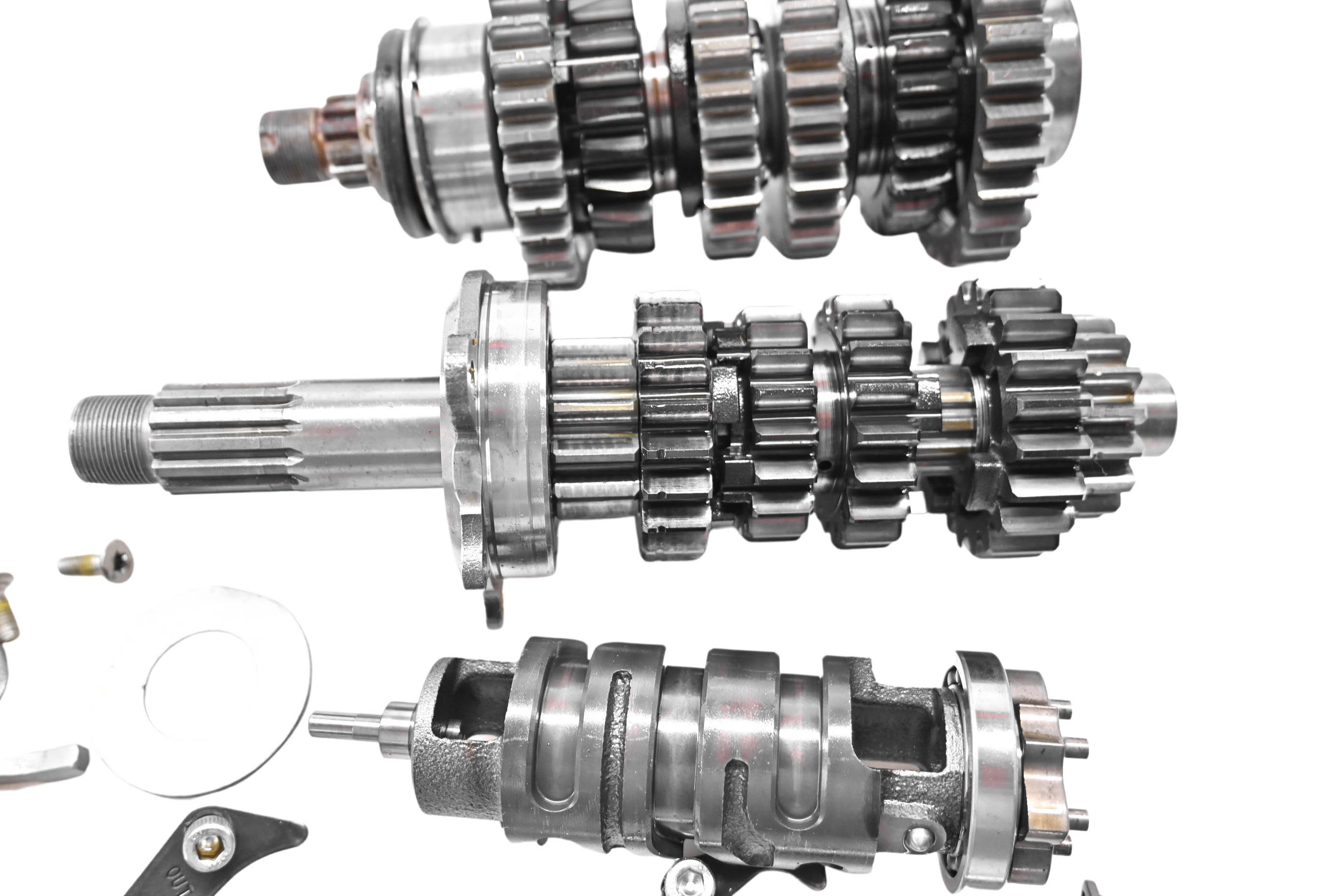 13 Yamaha YZFR6 Transmission Shift Forks & Drum