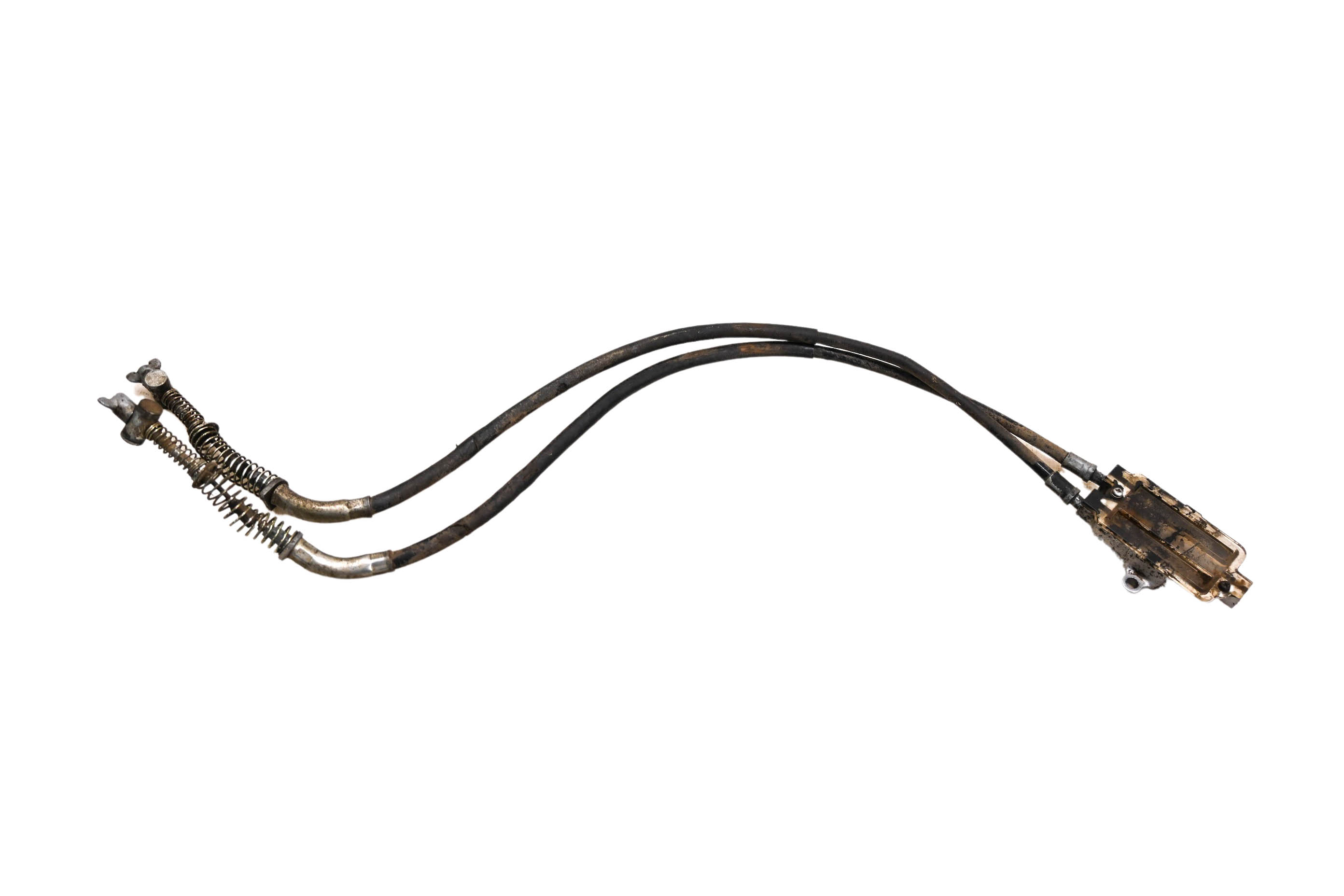 86 Yamaha Moto-4 200 Front Lower Brake Cables & Brake Link YFM200N
