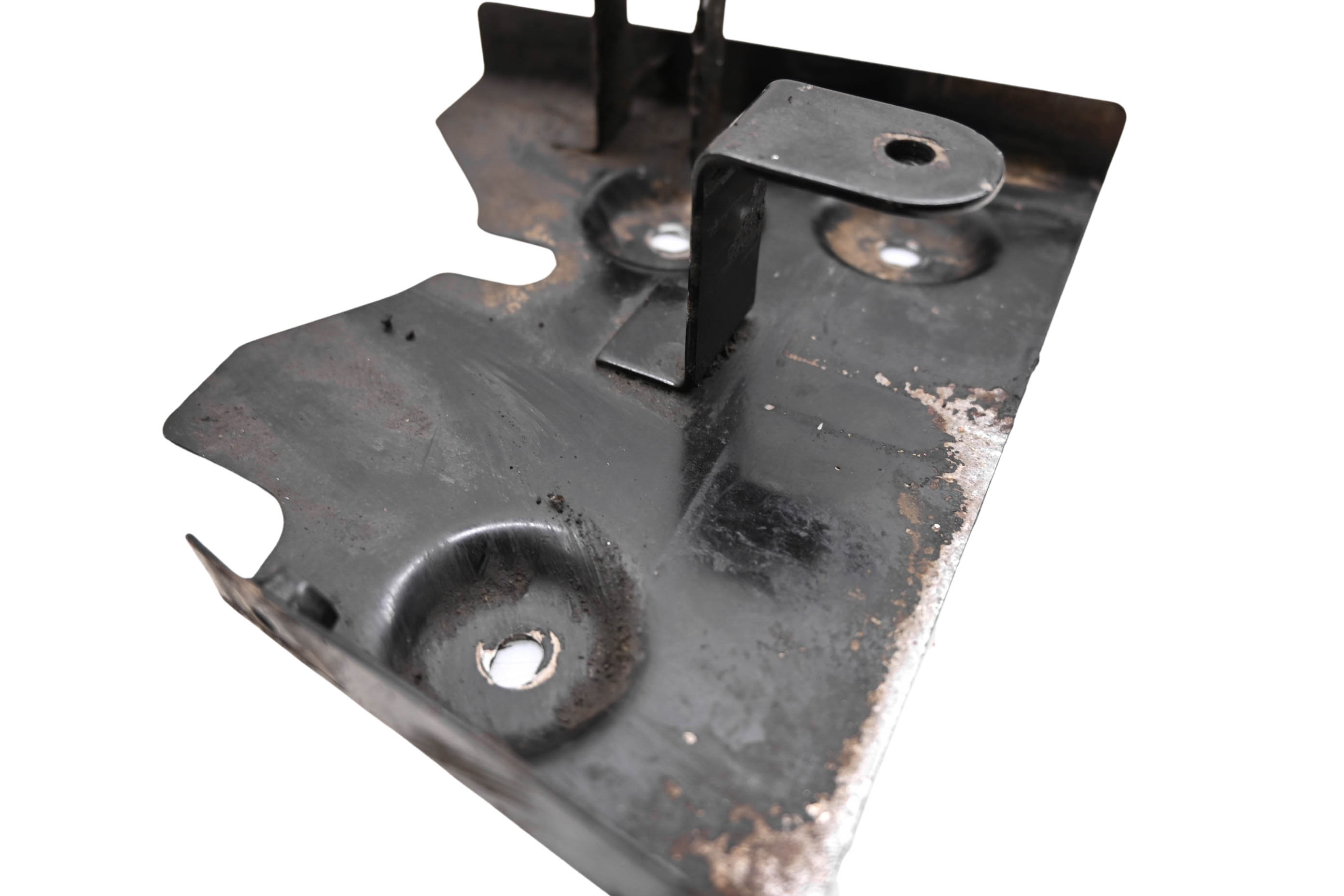 84 Kawasaki KLT110 Front Inner Chain Case Bracket Mount