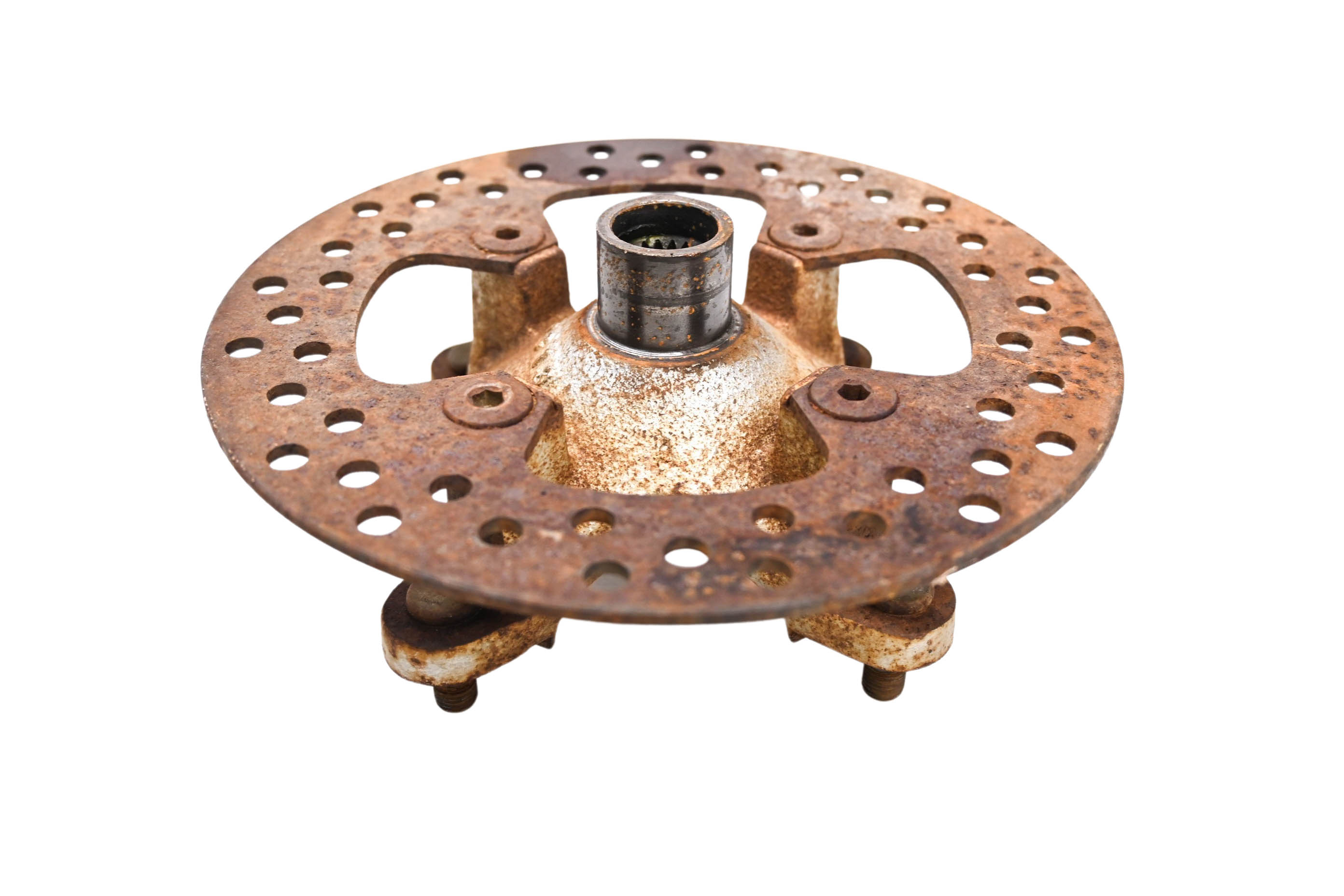 02 Kawasaki Prairie 650 4x4 Front Wheel Hub & Rotor KVF650