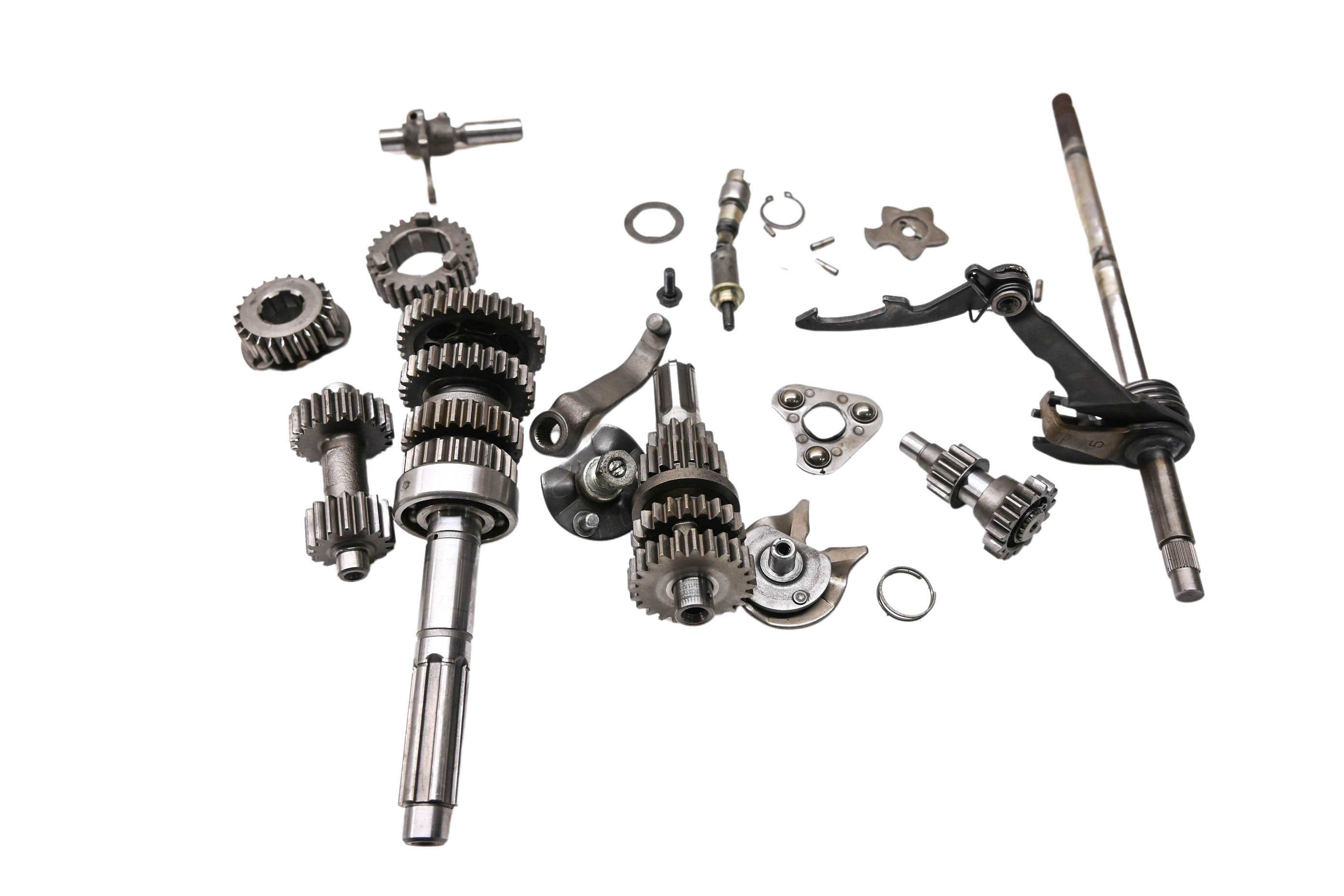 85 Honda Fourtrax 125 2x4 Transmission Shift Forks & Drum TRX125