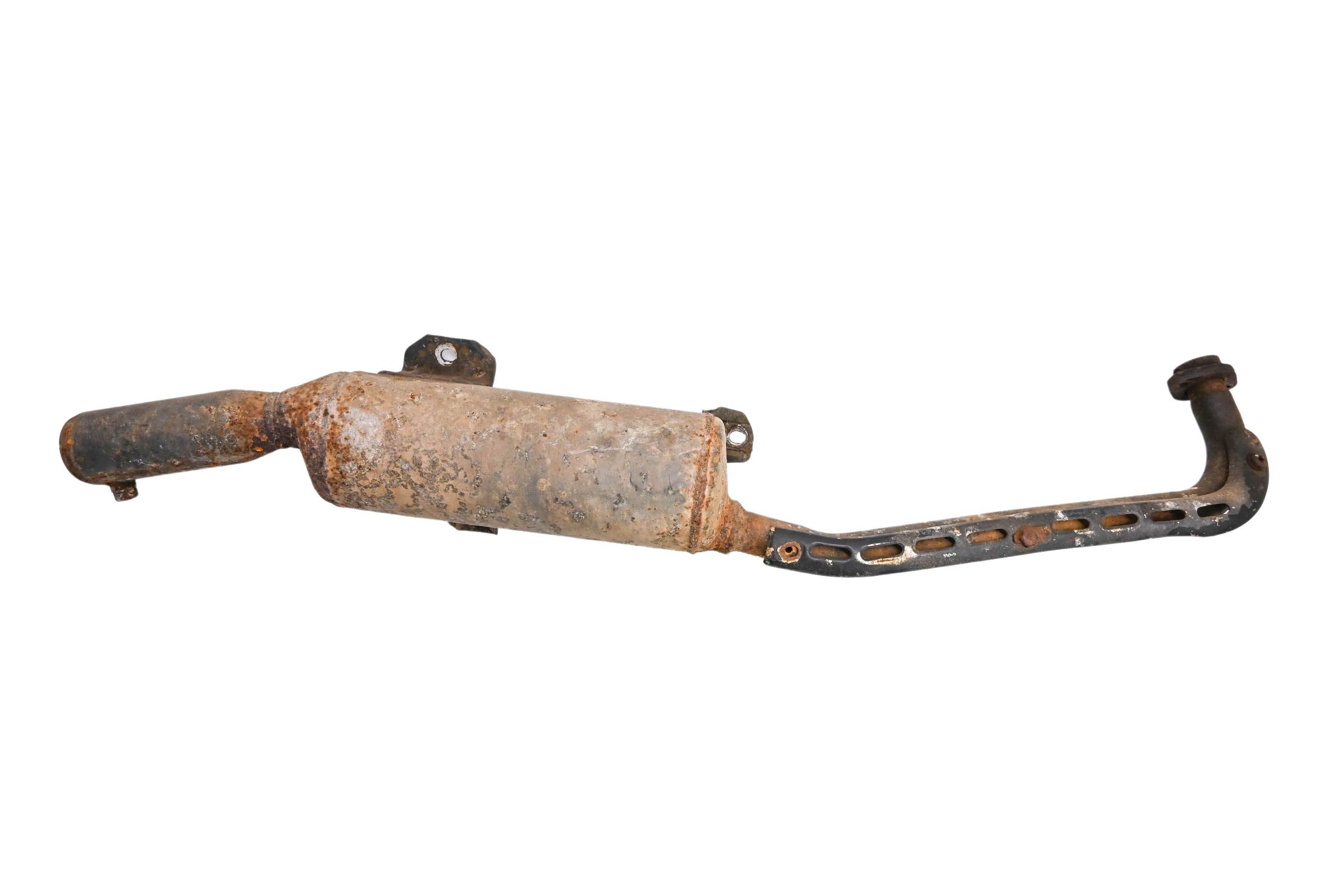 85 Honda Fourtrax 125 2x4 Full Exhaust Muffler & Head Pipe TRX125