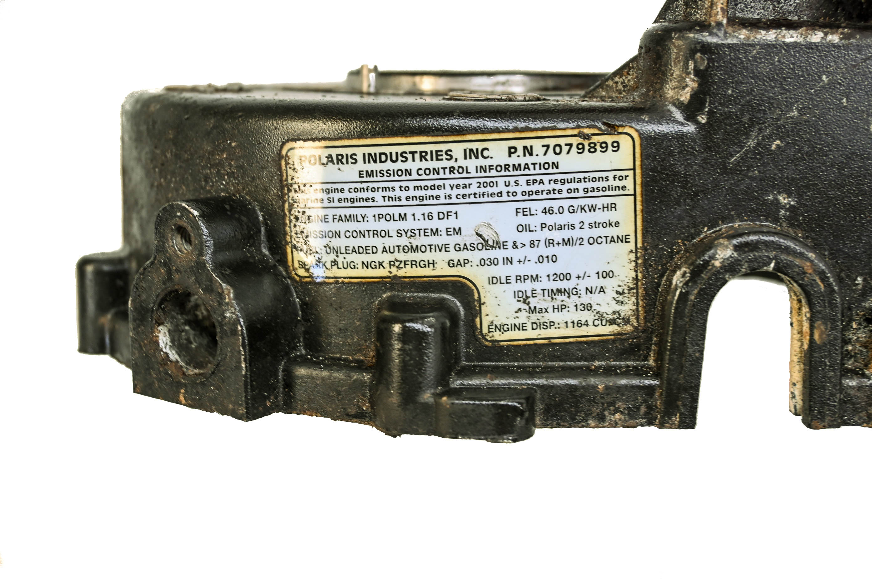 02 Polaris Genesis I 4-Pass Flywheel Housing