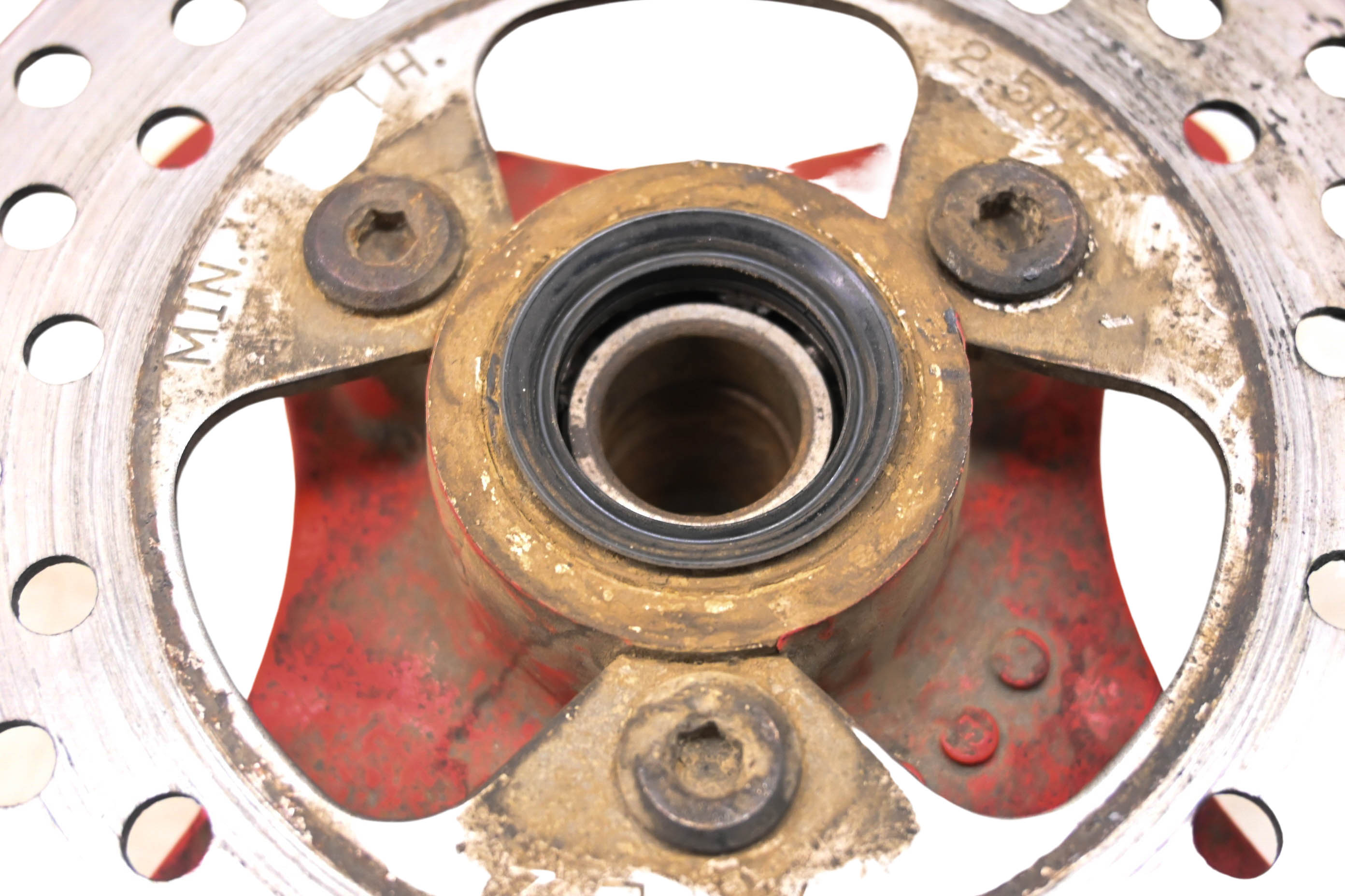 04 Honda TRX400EX Front Wheel Hub & Rotor Left Right
