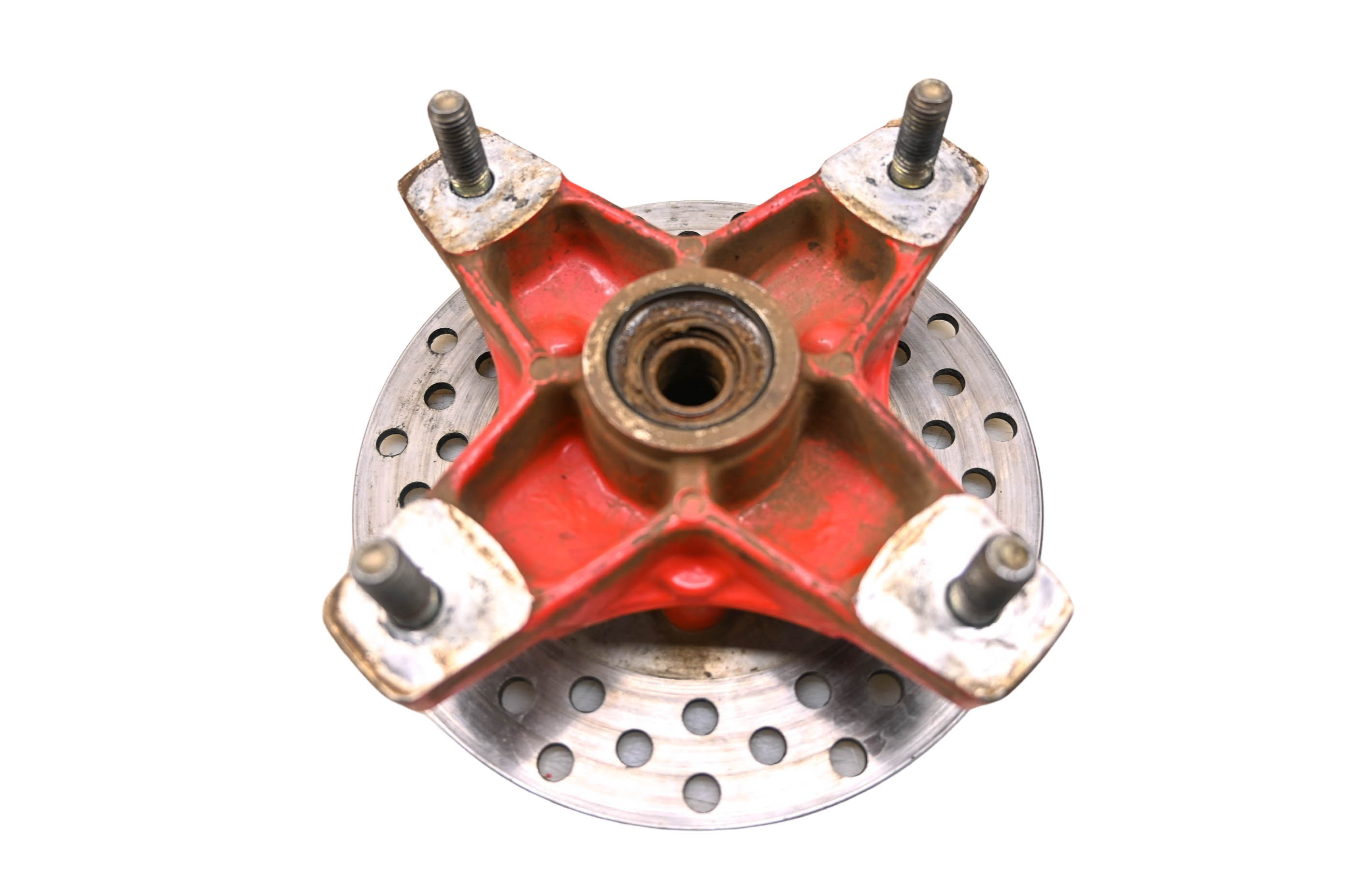 04 Honda TRX400EX Front Wheel Hub & Rotor Left Right