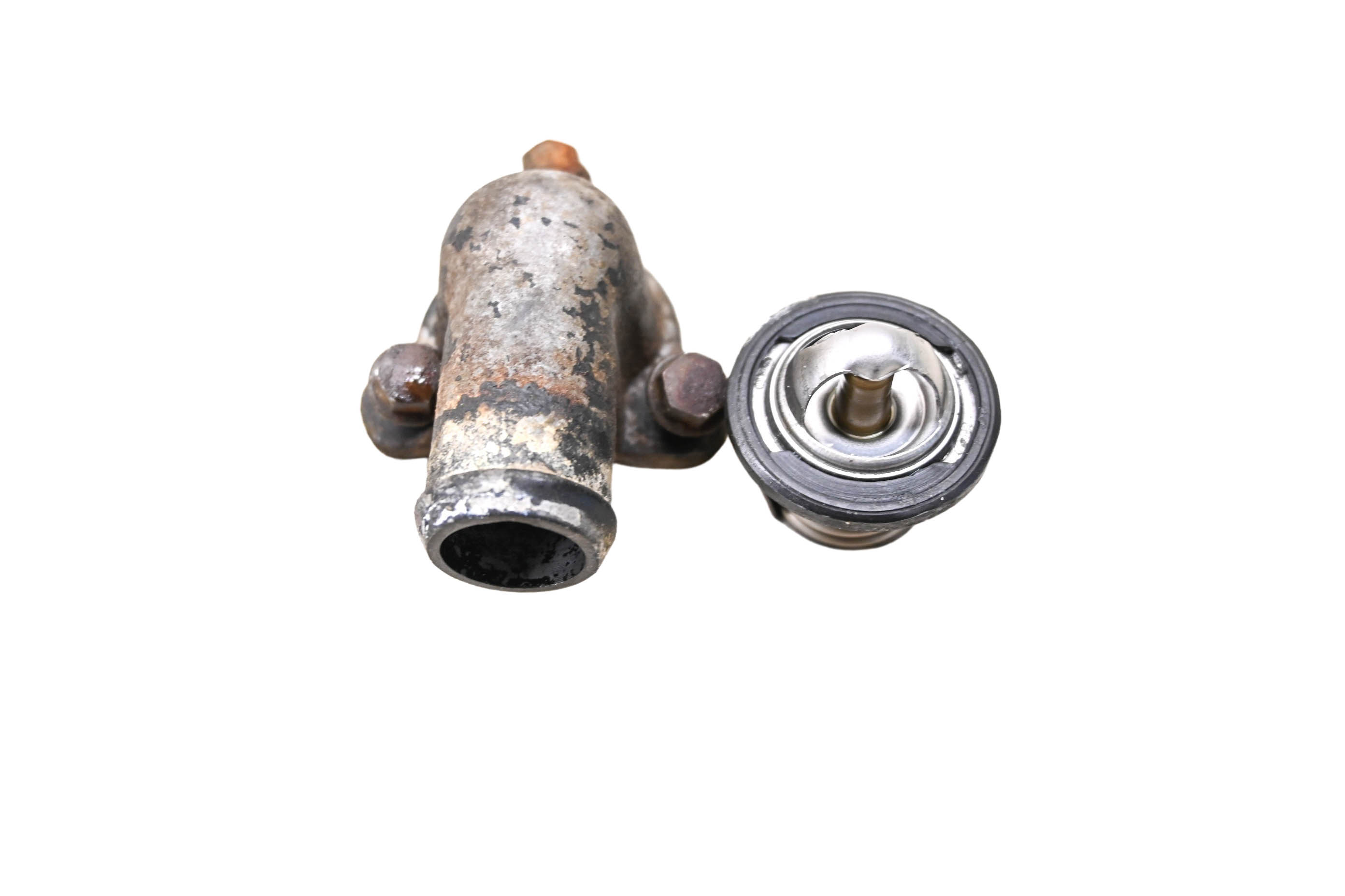 99 Kawasaki Mojave 250 2x4 Thermostat & Housing Cover KSF250
