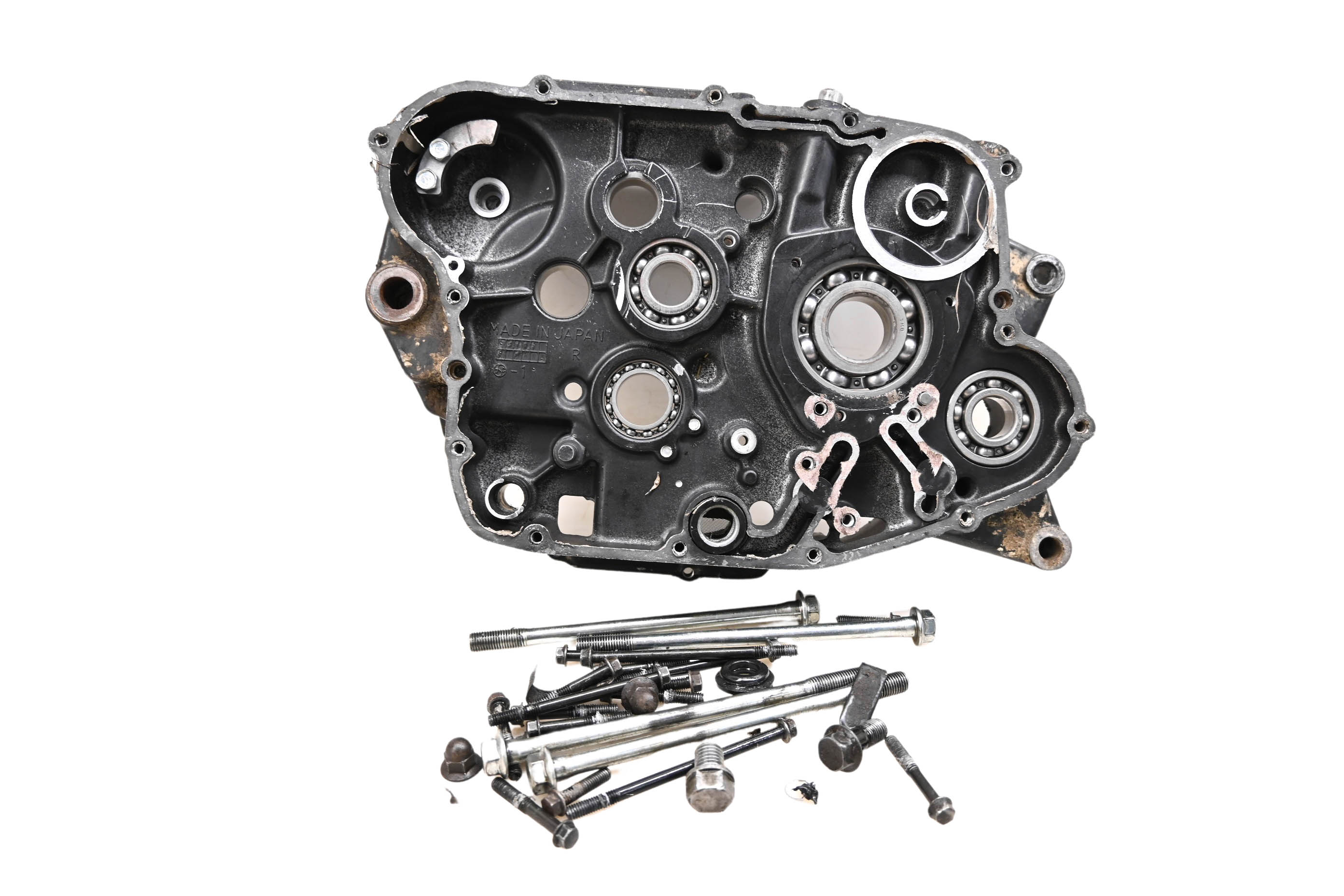 99 Kawasaki Mojave 250 2x4 Right Crankcase Center Half Crank Case KSF250
