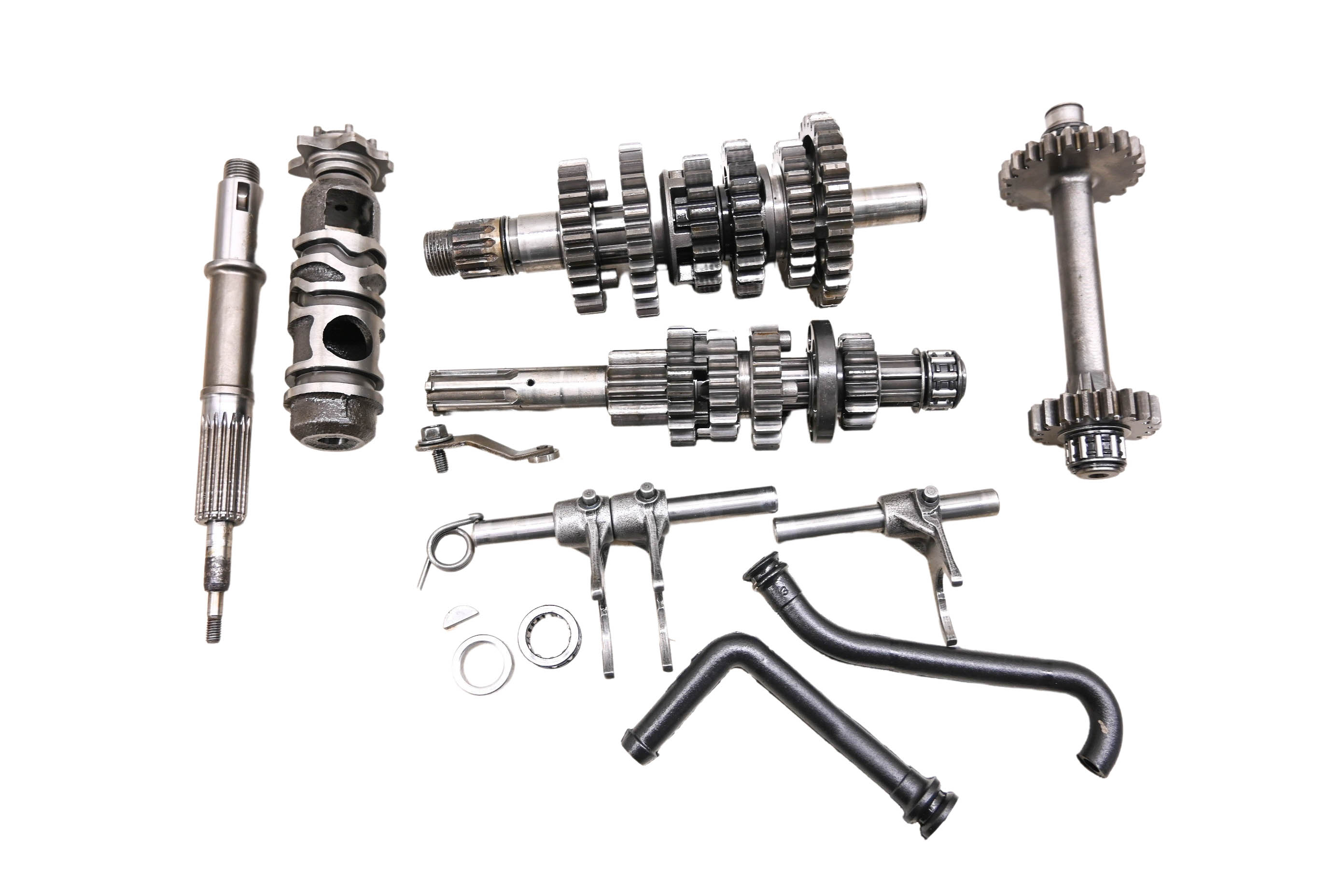 99 Kawasaki Mojave 250 2x4 Transmission Shift Forks & Drum KSF250