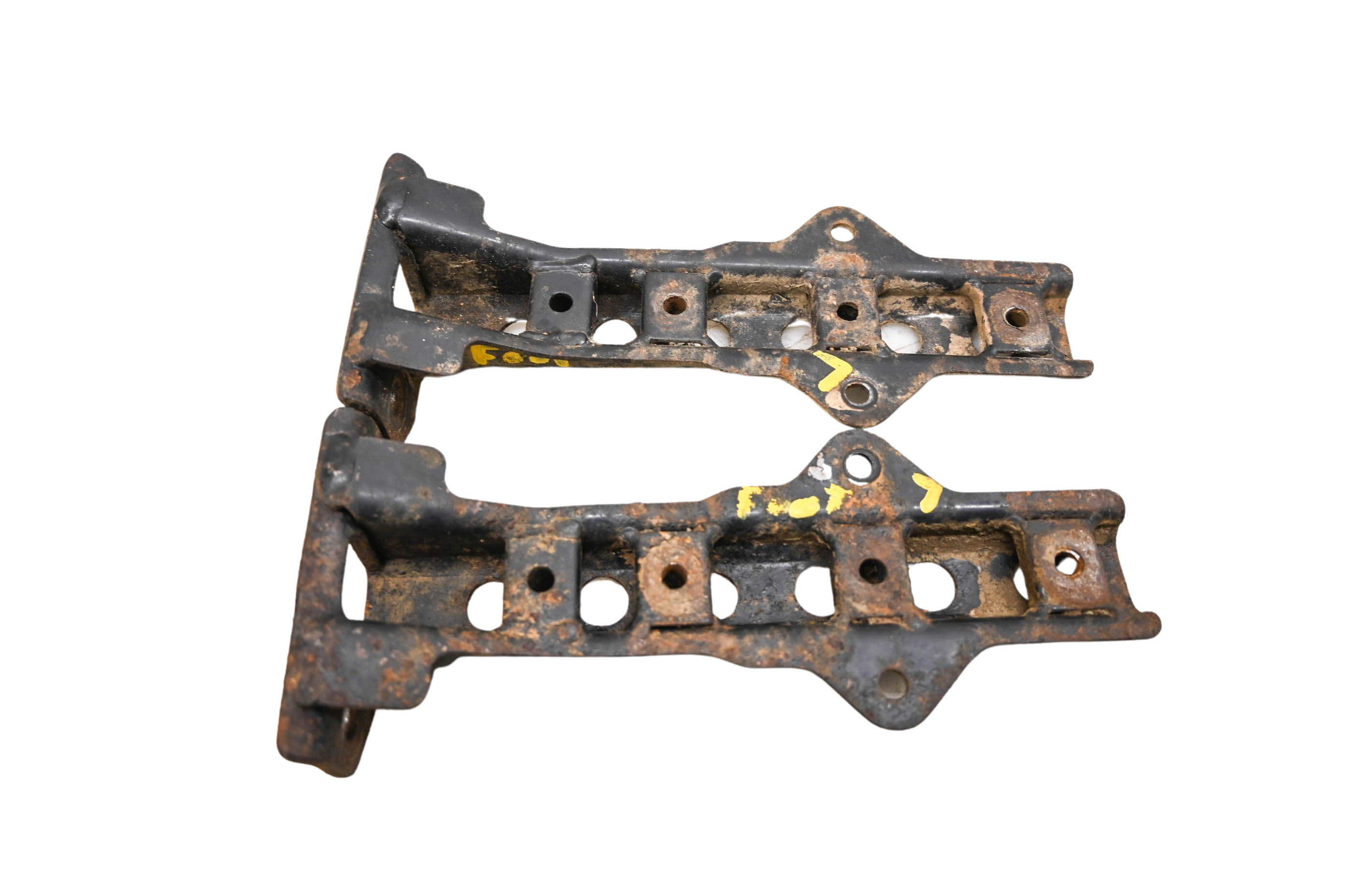 08 Kawasaki Brute Force 750 4x4i Foot Rest Footwell Brackets Mounts Left Right KVF750