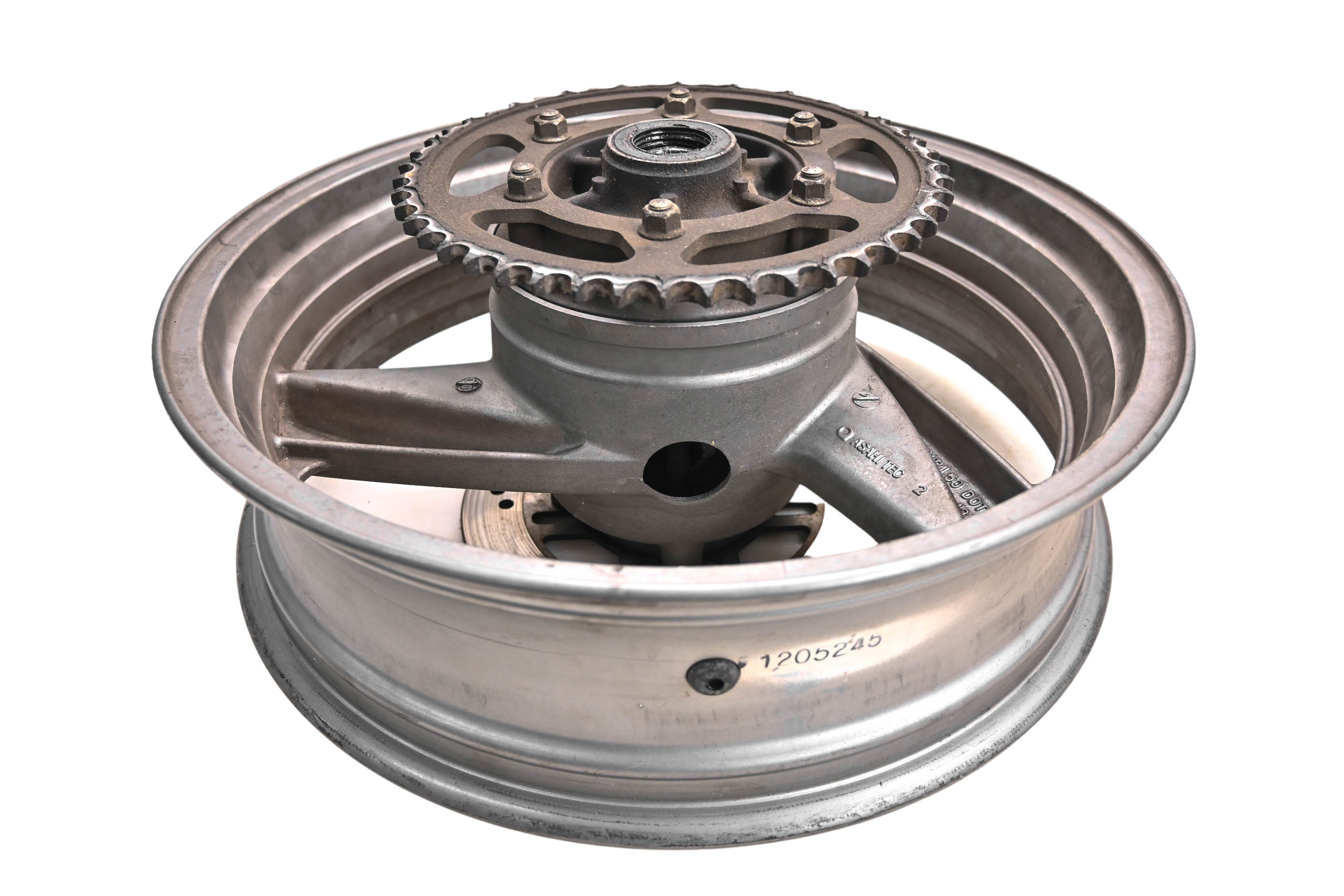 99 Kawasaki ZX6 Rear Wheel Rim 17X4.5 ZX600E