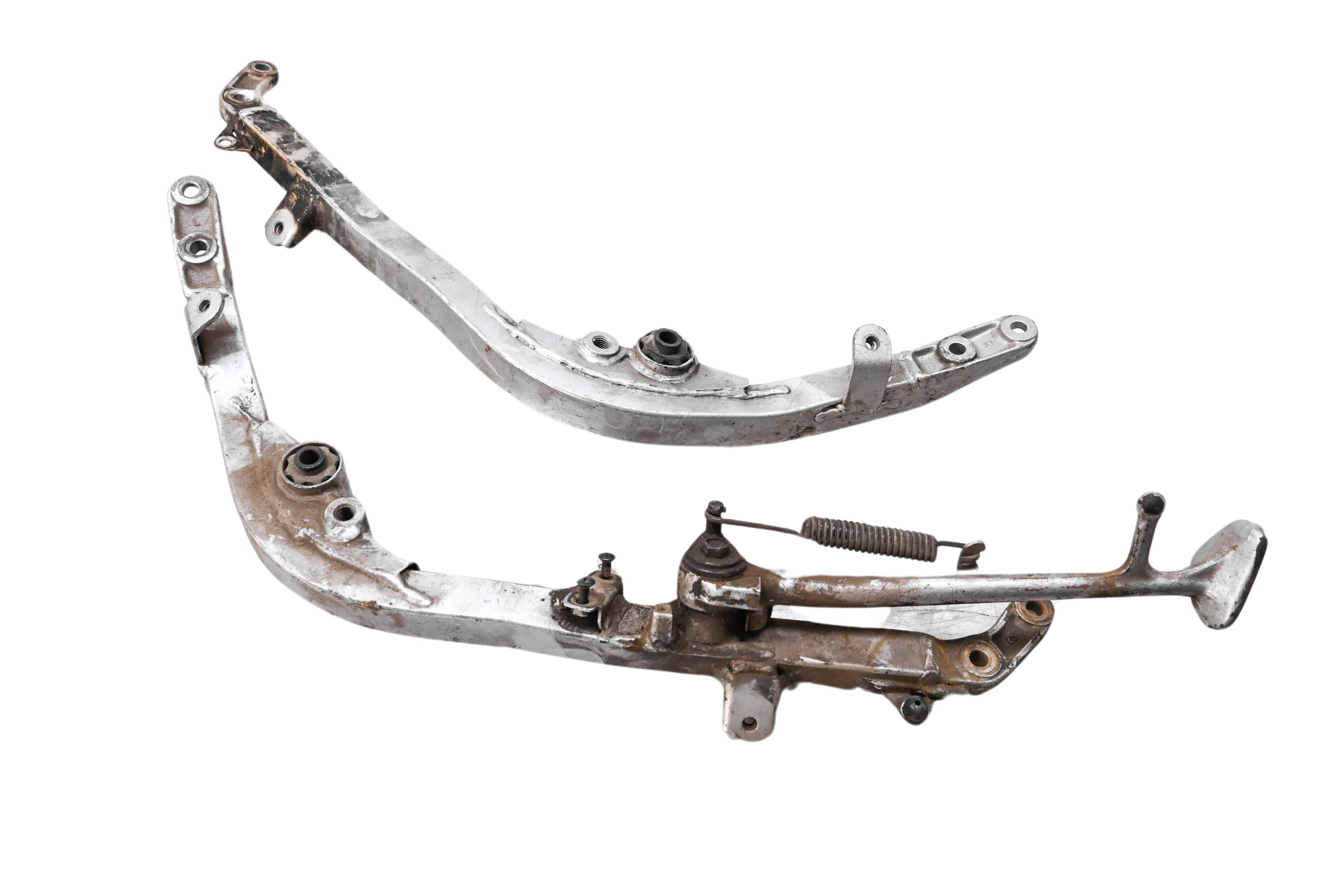86 Yamaha FJ 1200 Right & Left Frame Down Rail Tubes & Kick Stand
