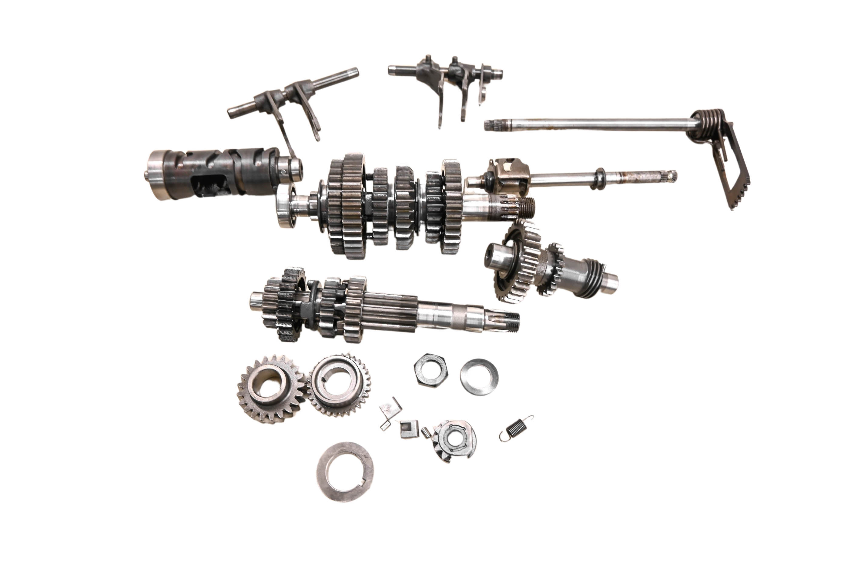 86 Suzuki Quadsport 230 2x4 Transmission Shift Forks & Drum LT230S