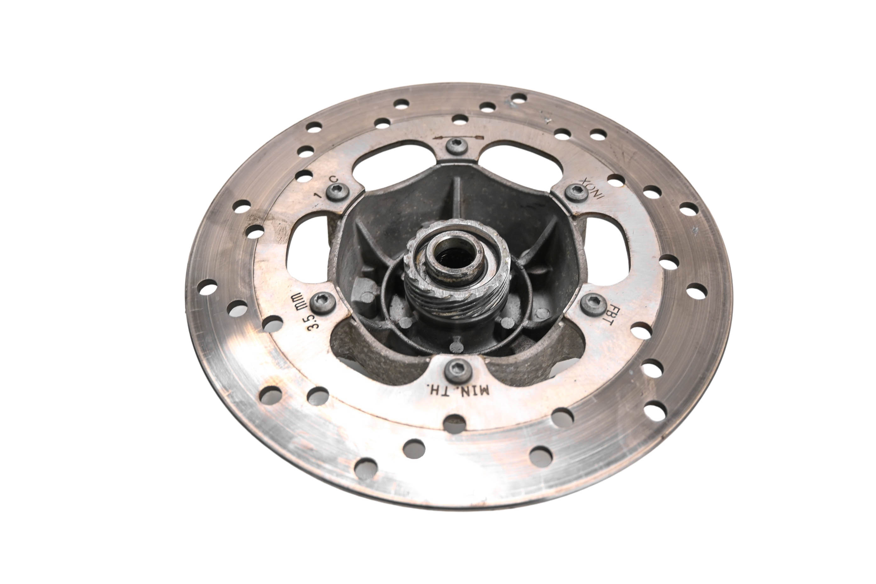 12 Vespa GTV300 IE Front Brake Rotor Disc & Wheel Hub Piaggio