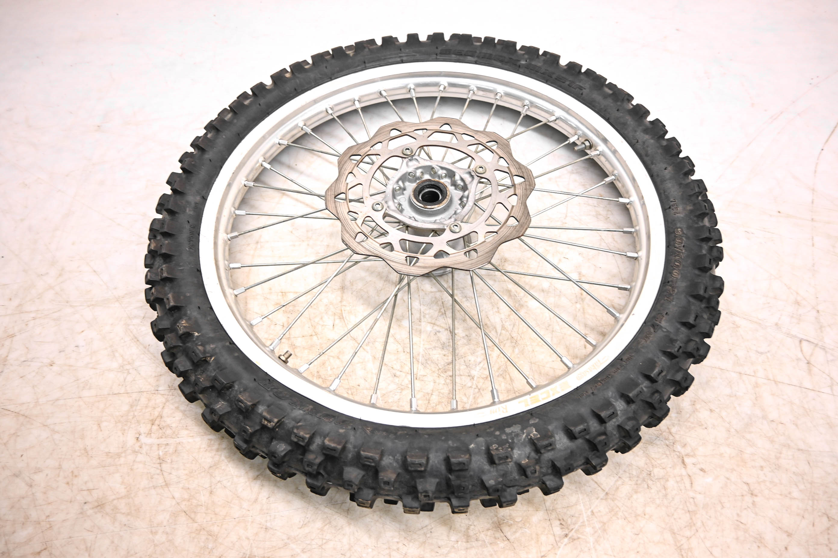 09 Suzuki RMZ250 Front Wheel Rim Rotor & Tire 90/100-21