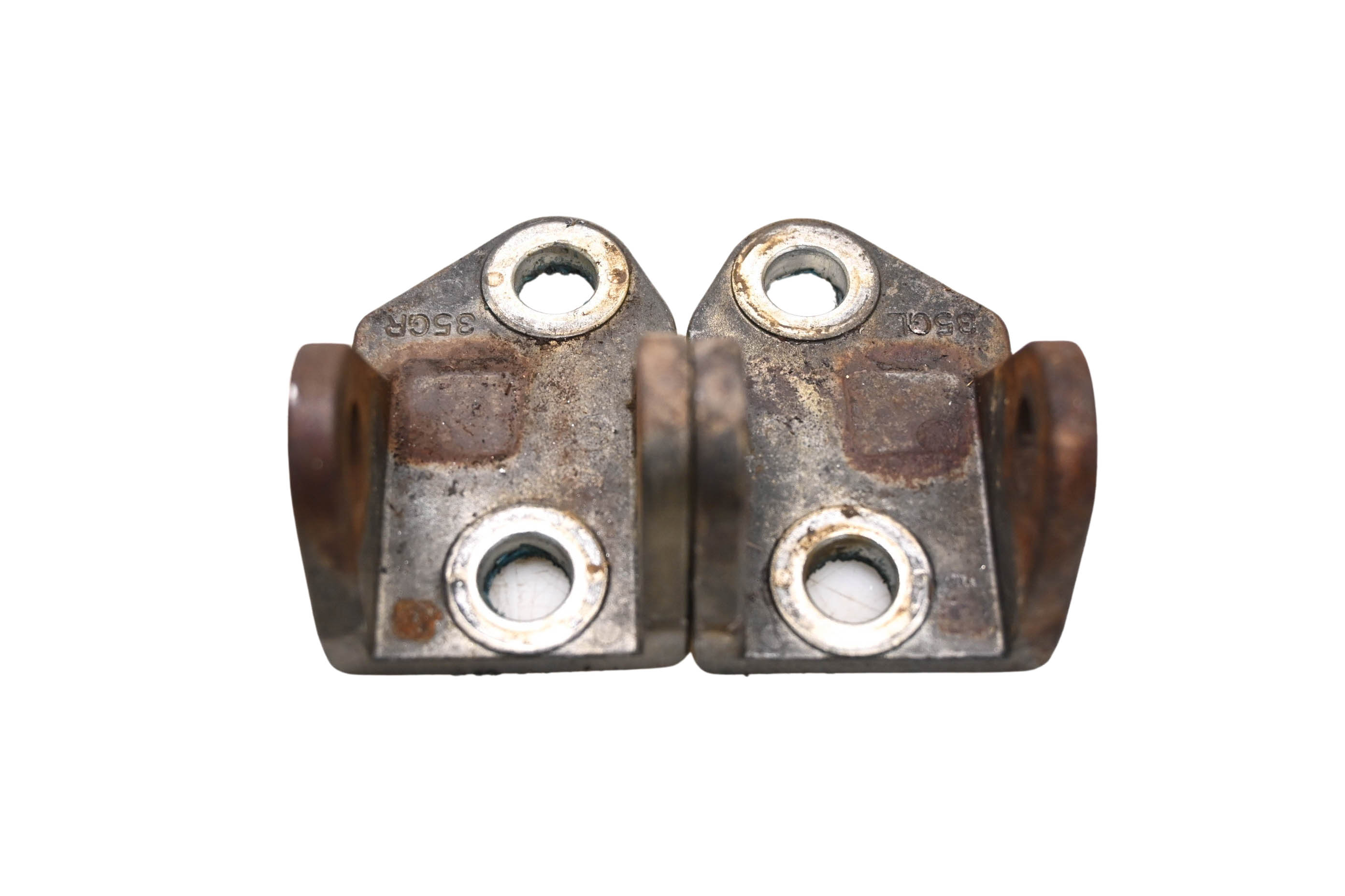 09 Suzuki RMZ250 Foot Rest Peg Brackets Mounts Left & Right